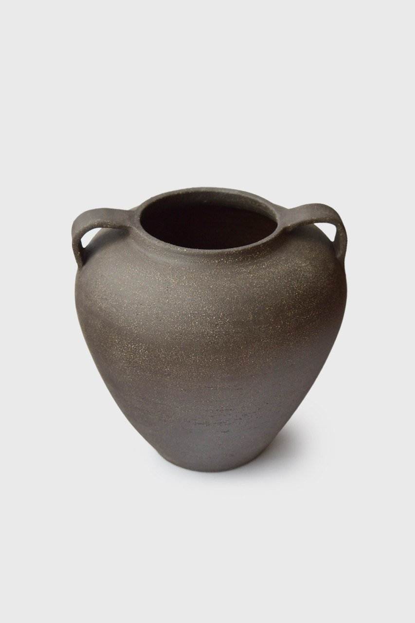 Handgemachte Steingutvase