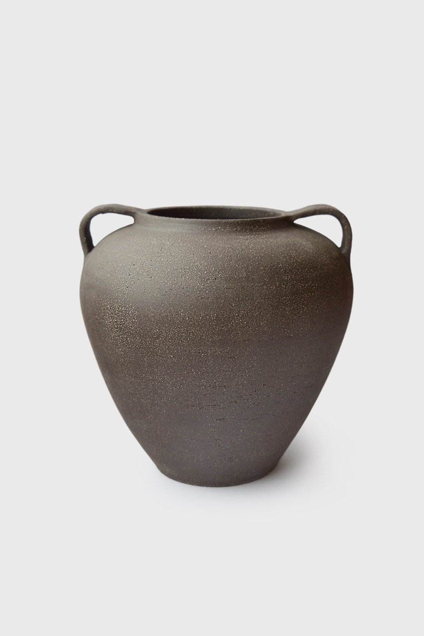 Handgemachte Steingutvase
