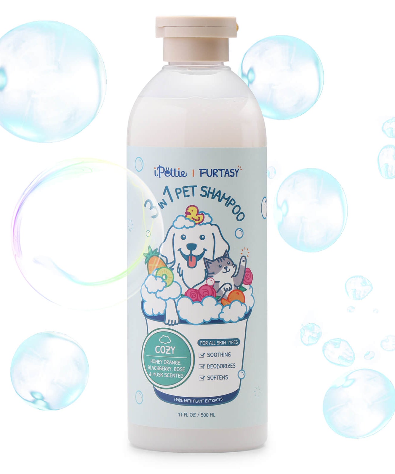 Furtasy Pet Shampoo, Sunshine & Cozy Formulas