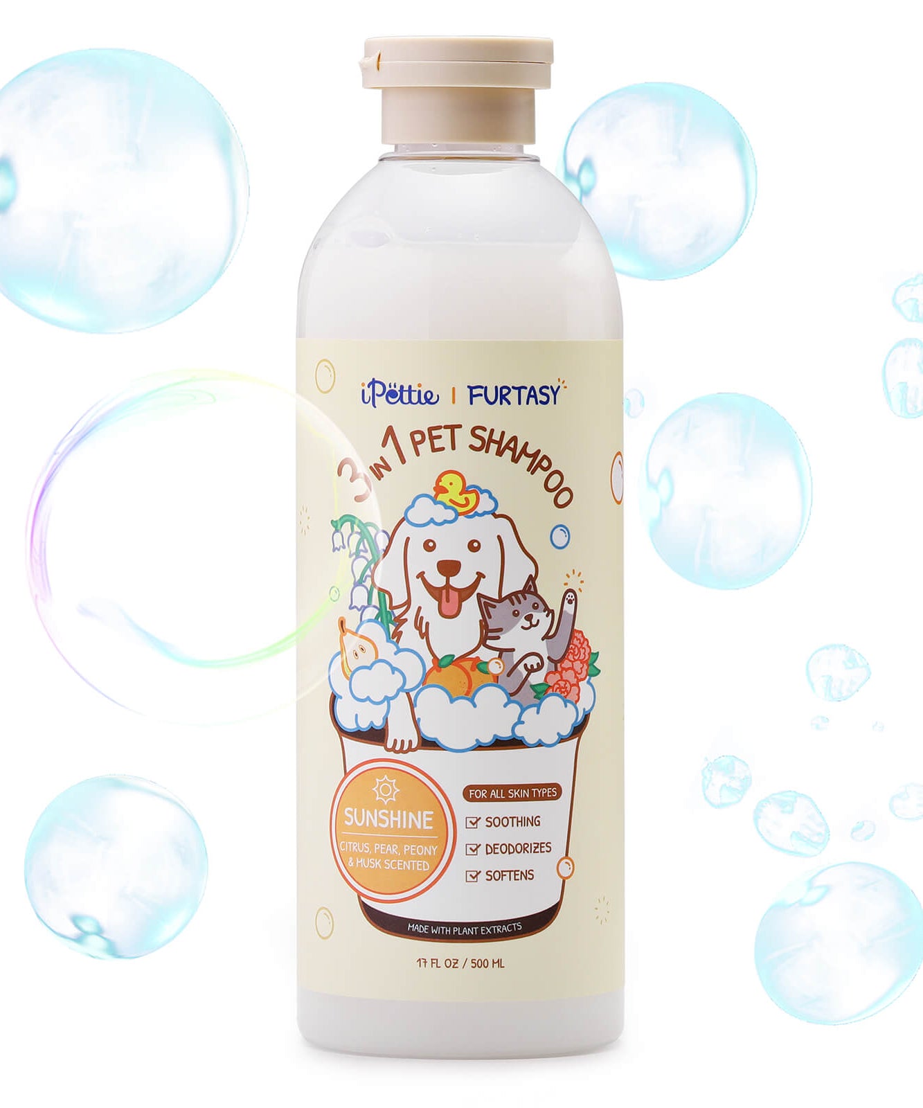 Furtasy Pet Shampoo, Sunshine & Cozy Formulas