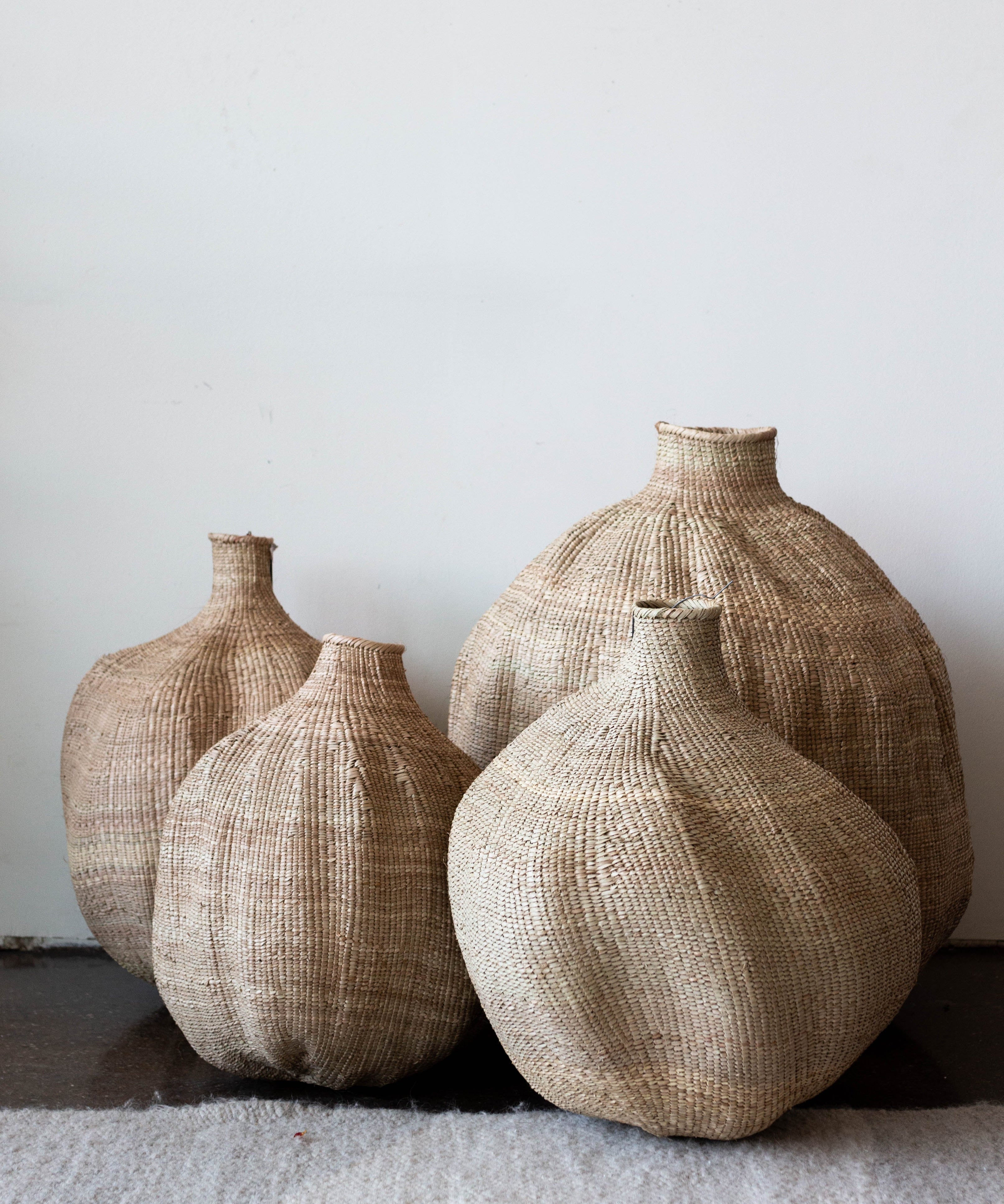 Ilala Garlic Gourd Handwoven African Basket