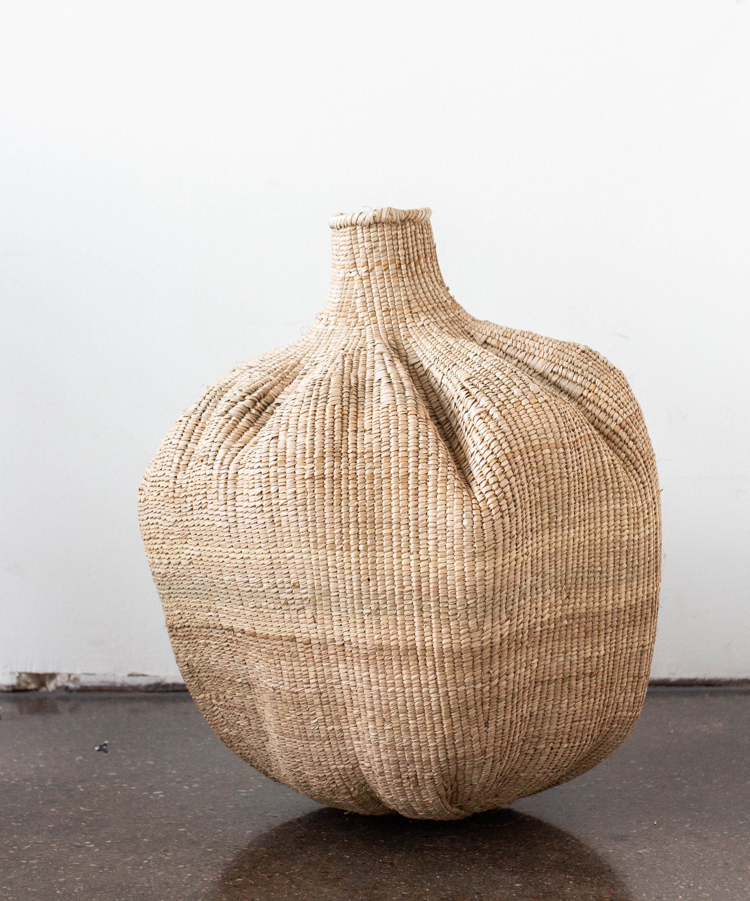 Ilala Garlic Gourd Handwoven African Basket