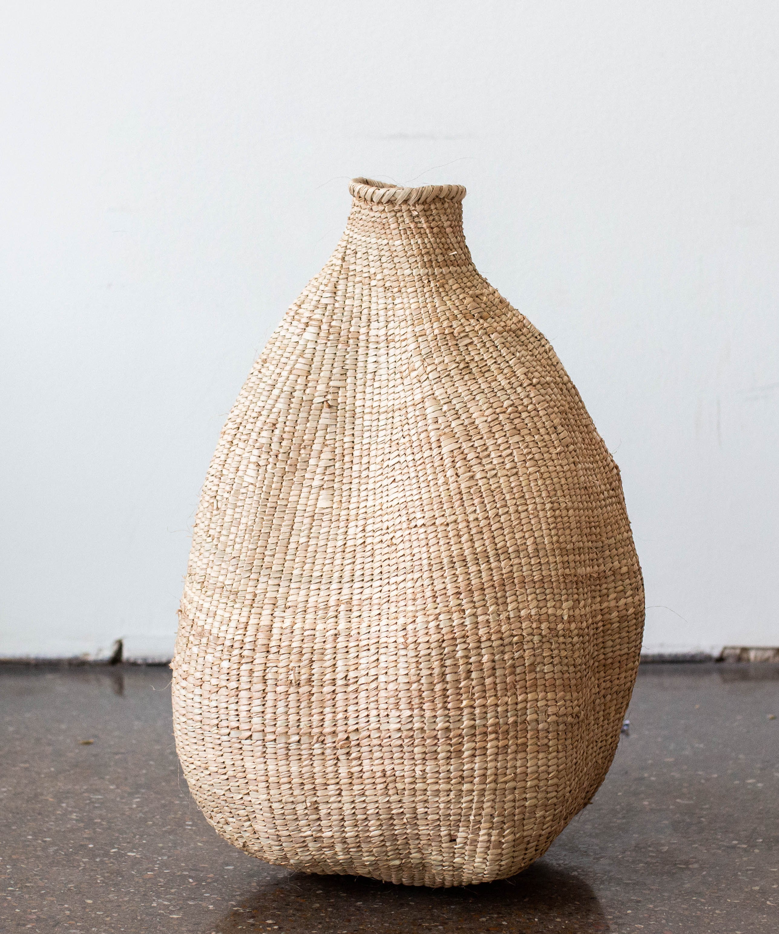 Ilala Garlic Gourd Handwoven African Basket