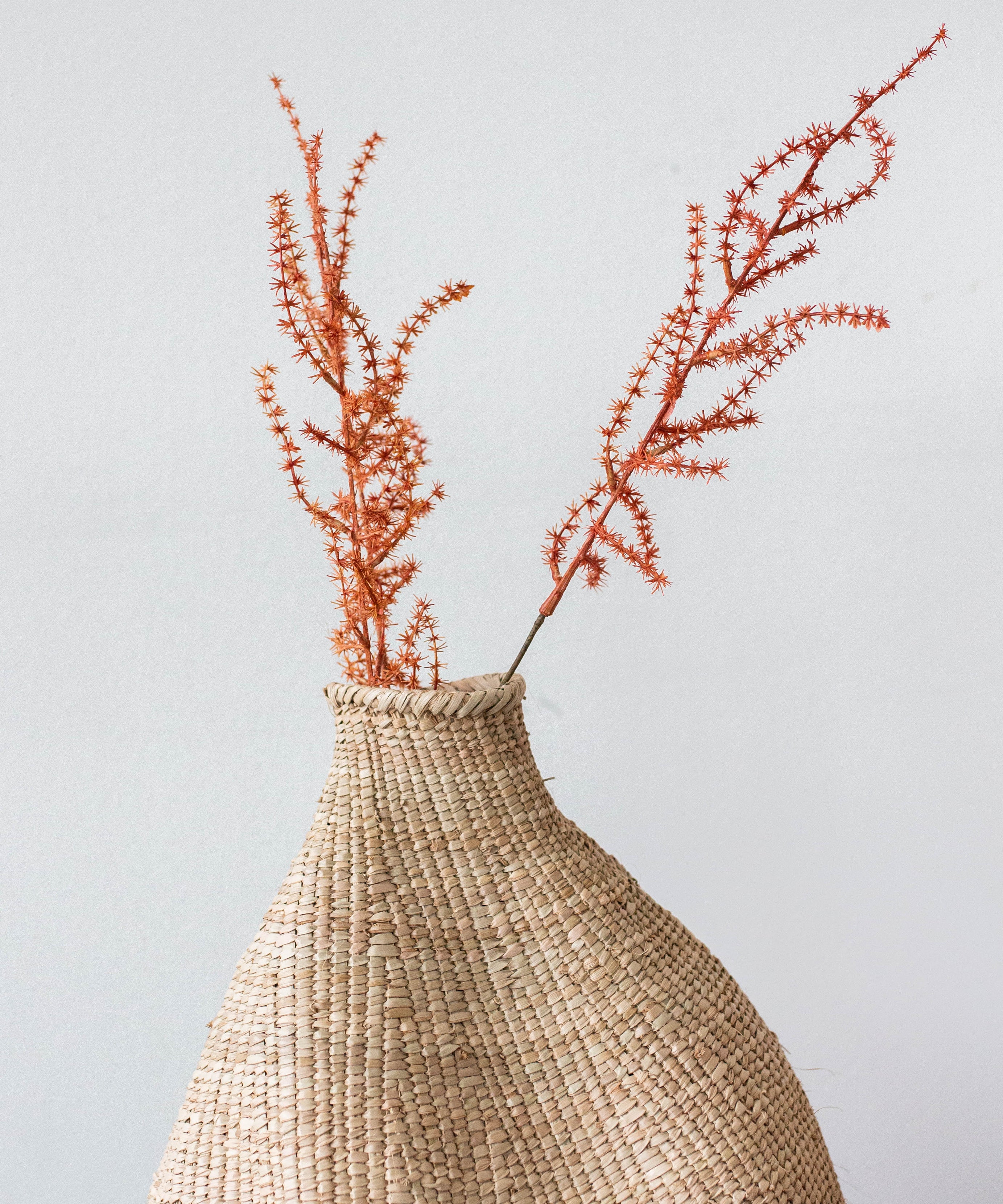 Ilala Garlic Gourd Handwoven African Basket