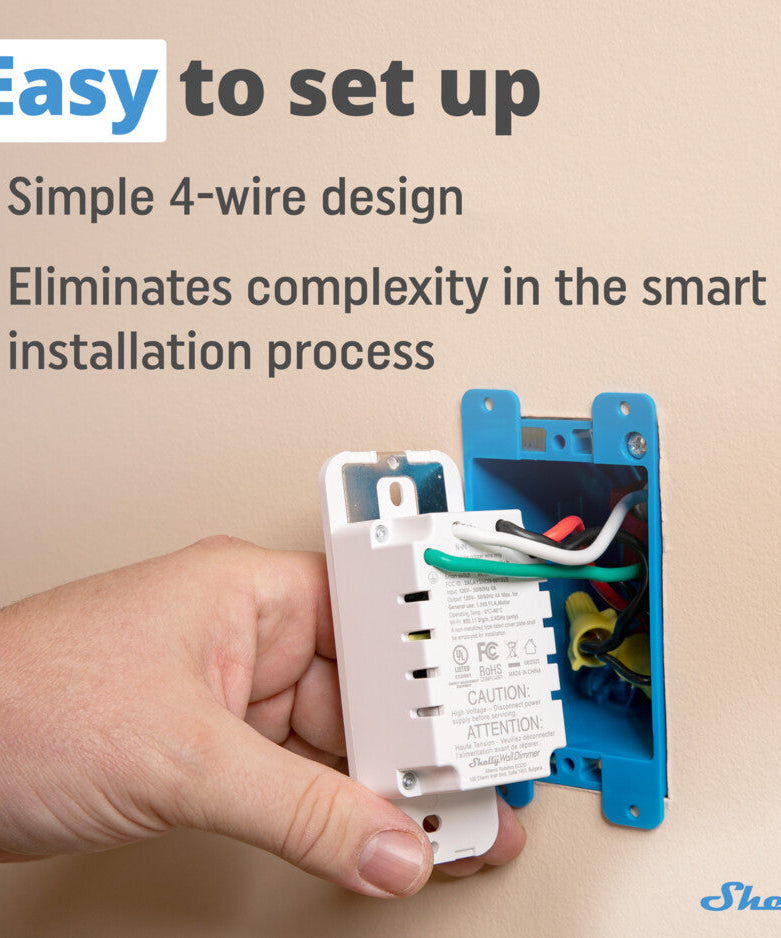 Shelly Plus Wall Dimmer x4