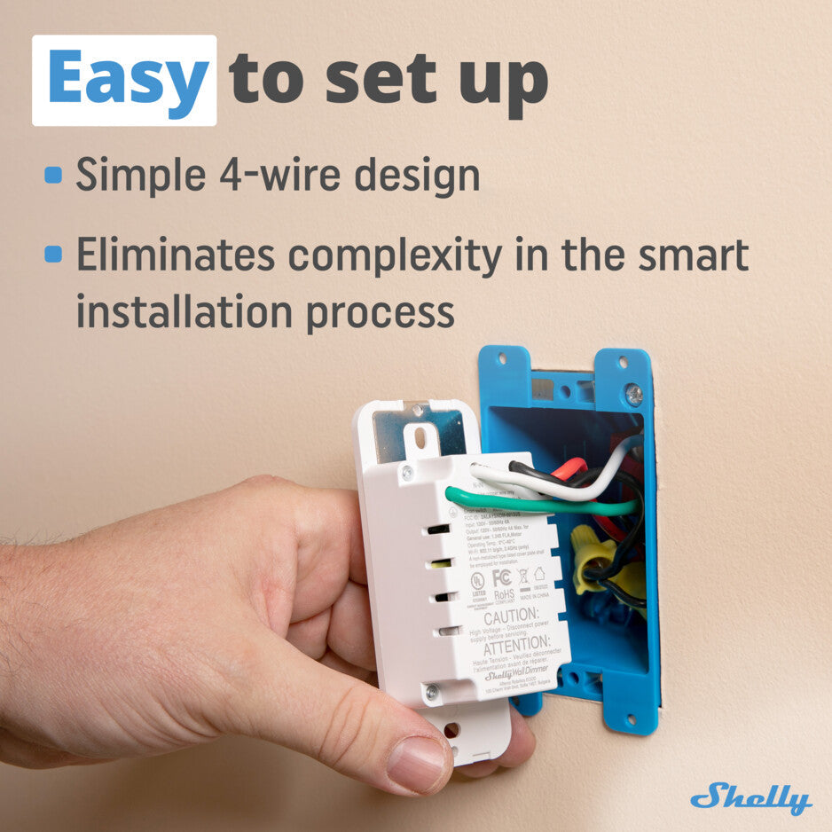 Shelly Plus Wall Dimmer x2