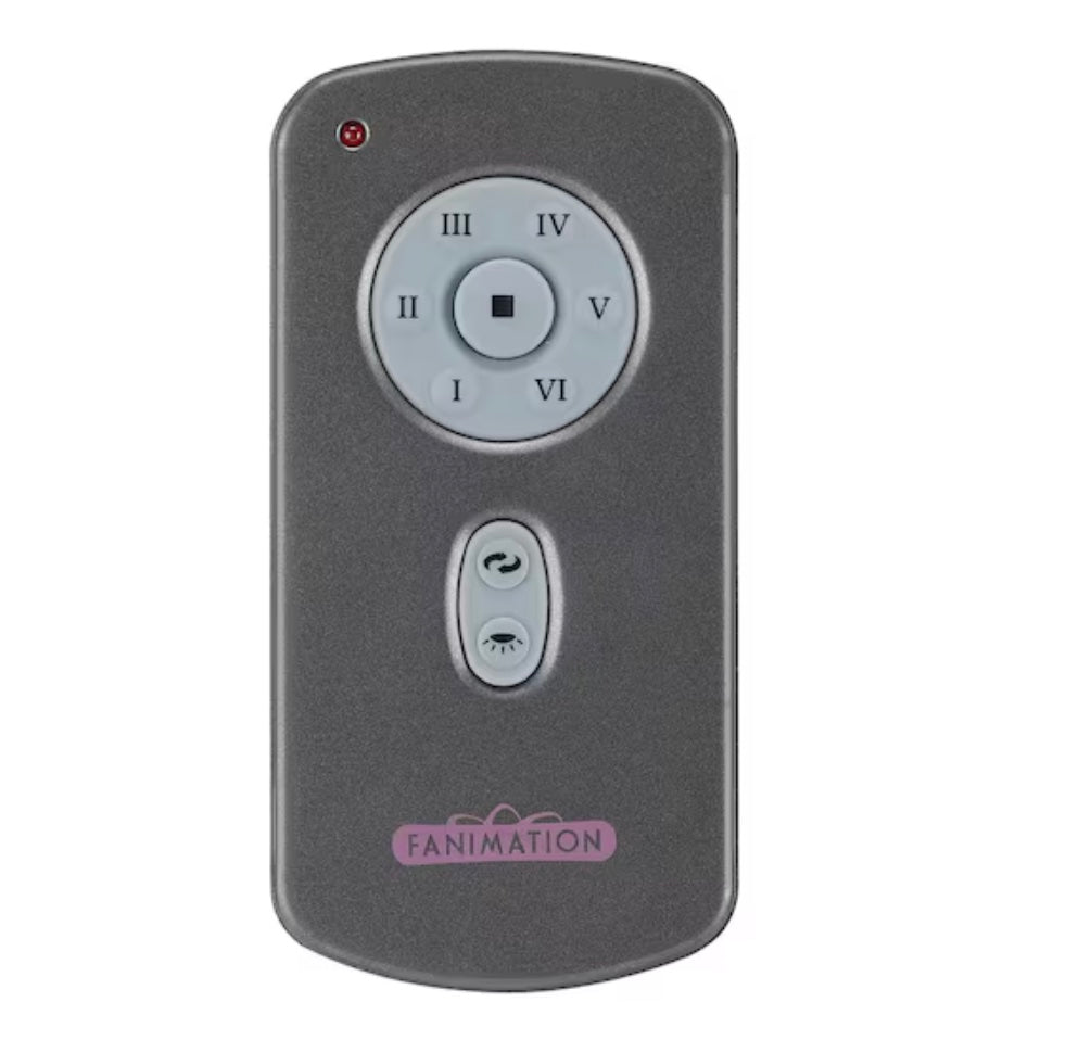 Fanimation RH787T Gray Hand Held DC Motor Ceiling Fan Remote Control - TR29