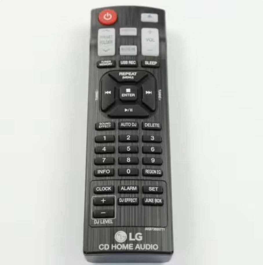 LG AKB73655734 CD Home Audio Remote Control