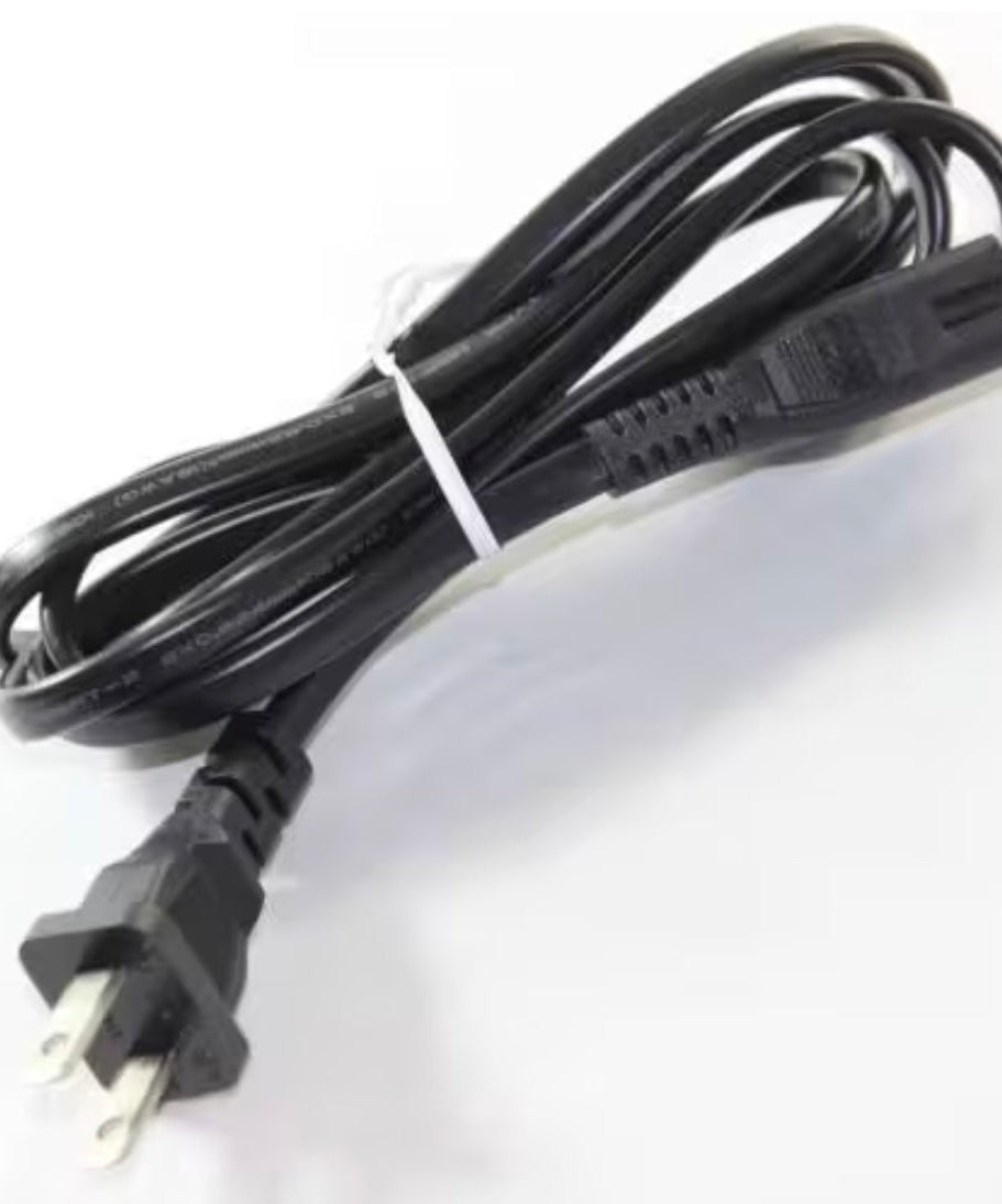 Panasonic K2CA2CA00025 A/C Power Cable | 2-Prong | 5-Foot | C7 - Figure-8 female Connector - K2CA2CA00025