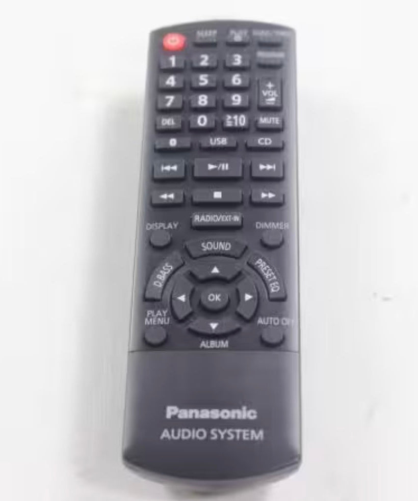 Panasonic N2QAYB000989 Audio System Remote Control