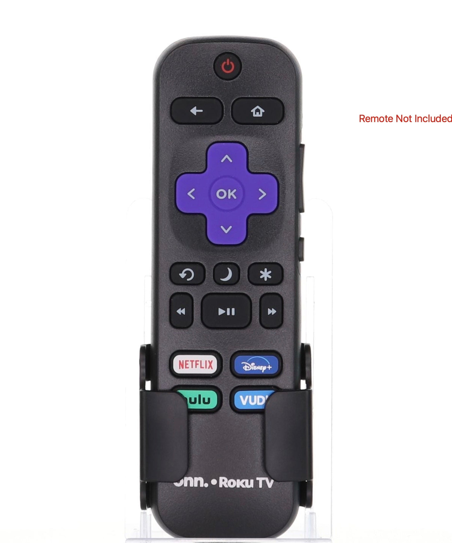 Anderic RR7225TWM-ROKU Universal Remote Control Wall Mount Bracket for Roku Style Remote Controls