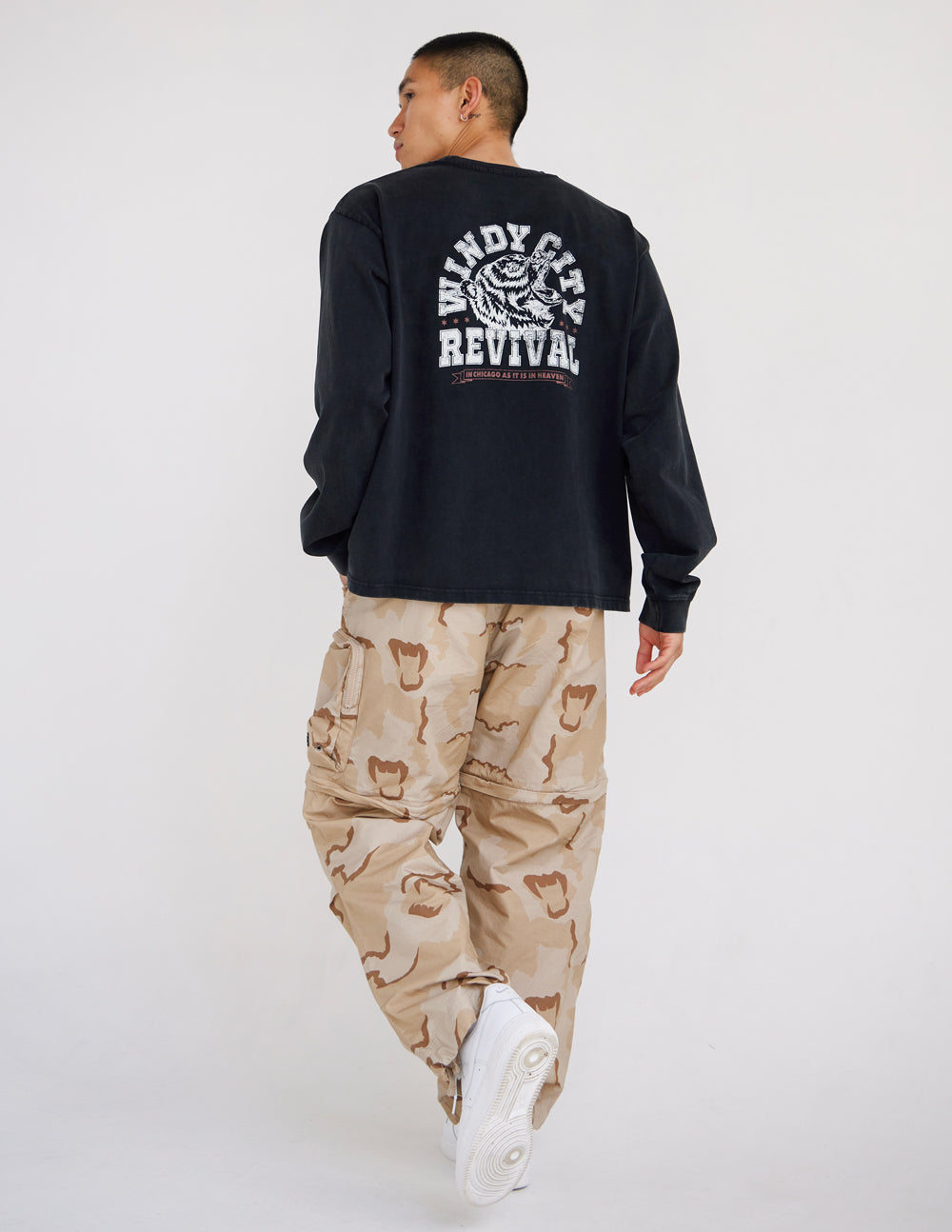 In Chicago as It Is in Heaven LS Heavyweight Tee
