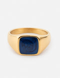 Indigo Signet Ring
