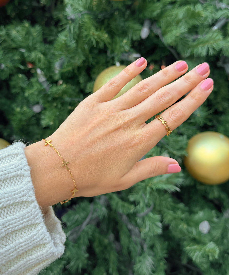 Infinity Jesus Fish Ring