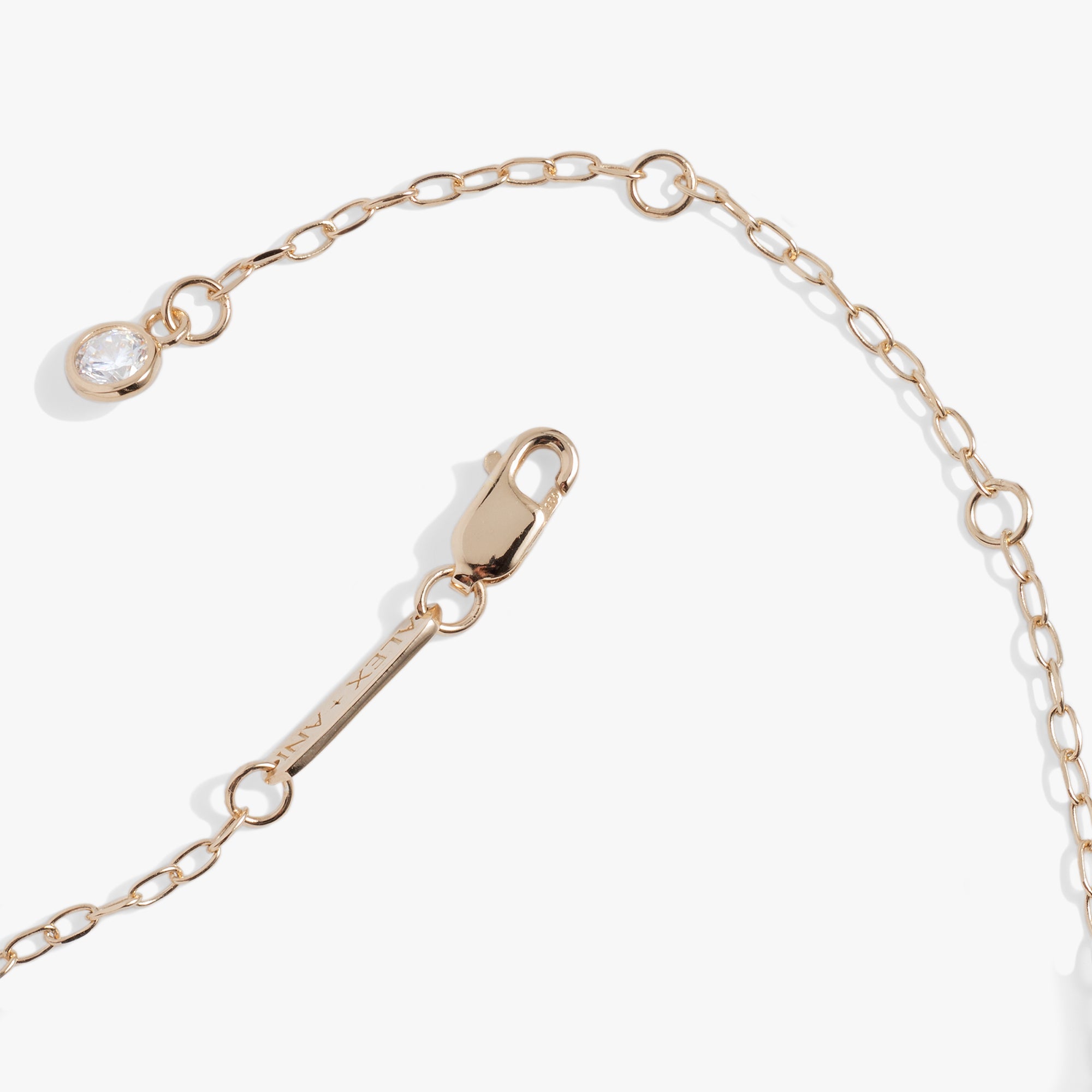 Initial S Precious Elongated Necklace