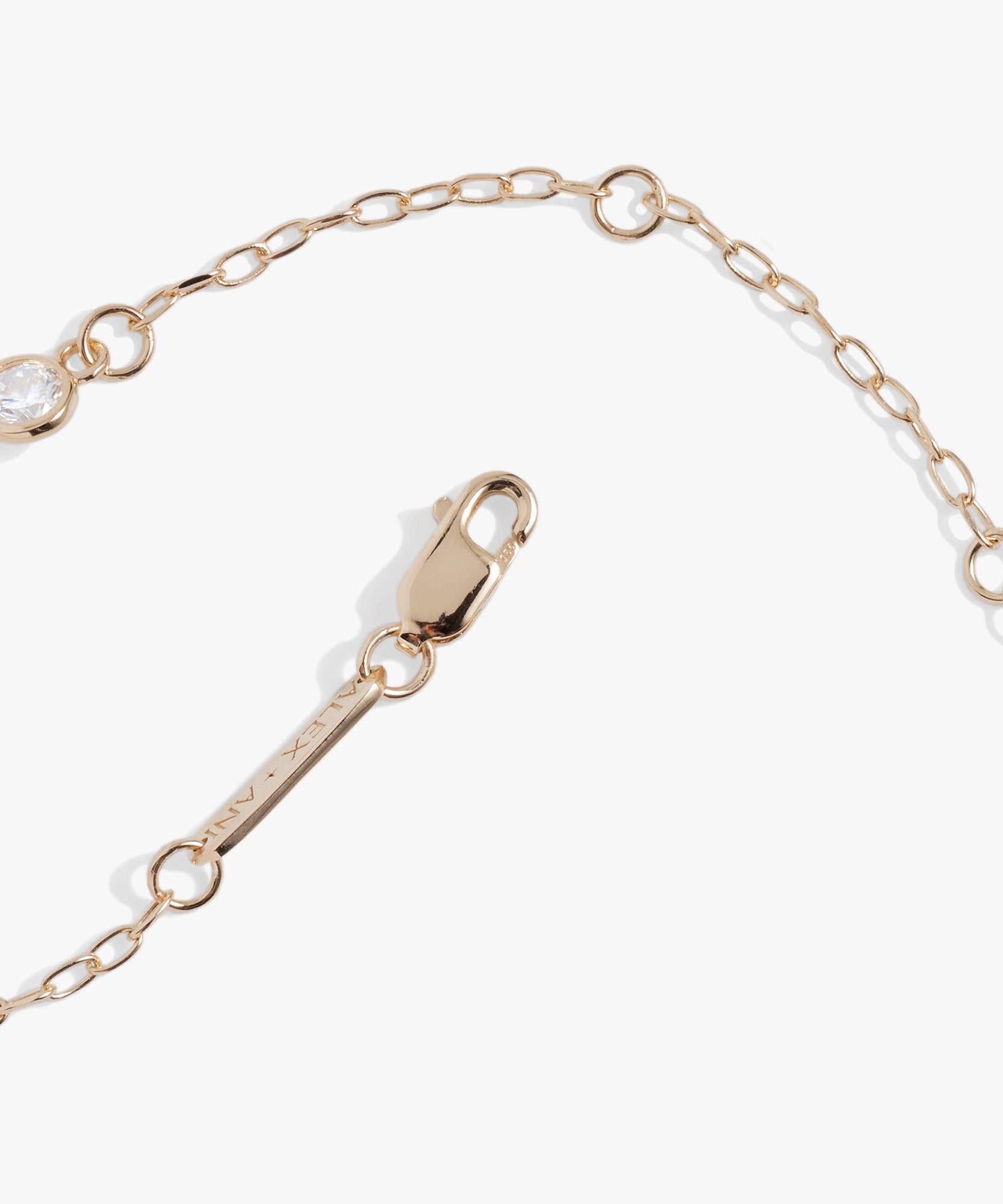 Initial J Precious Elongated Necklace