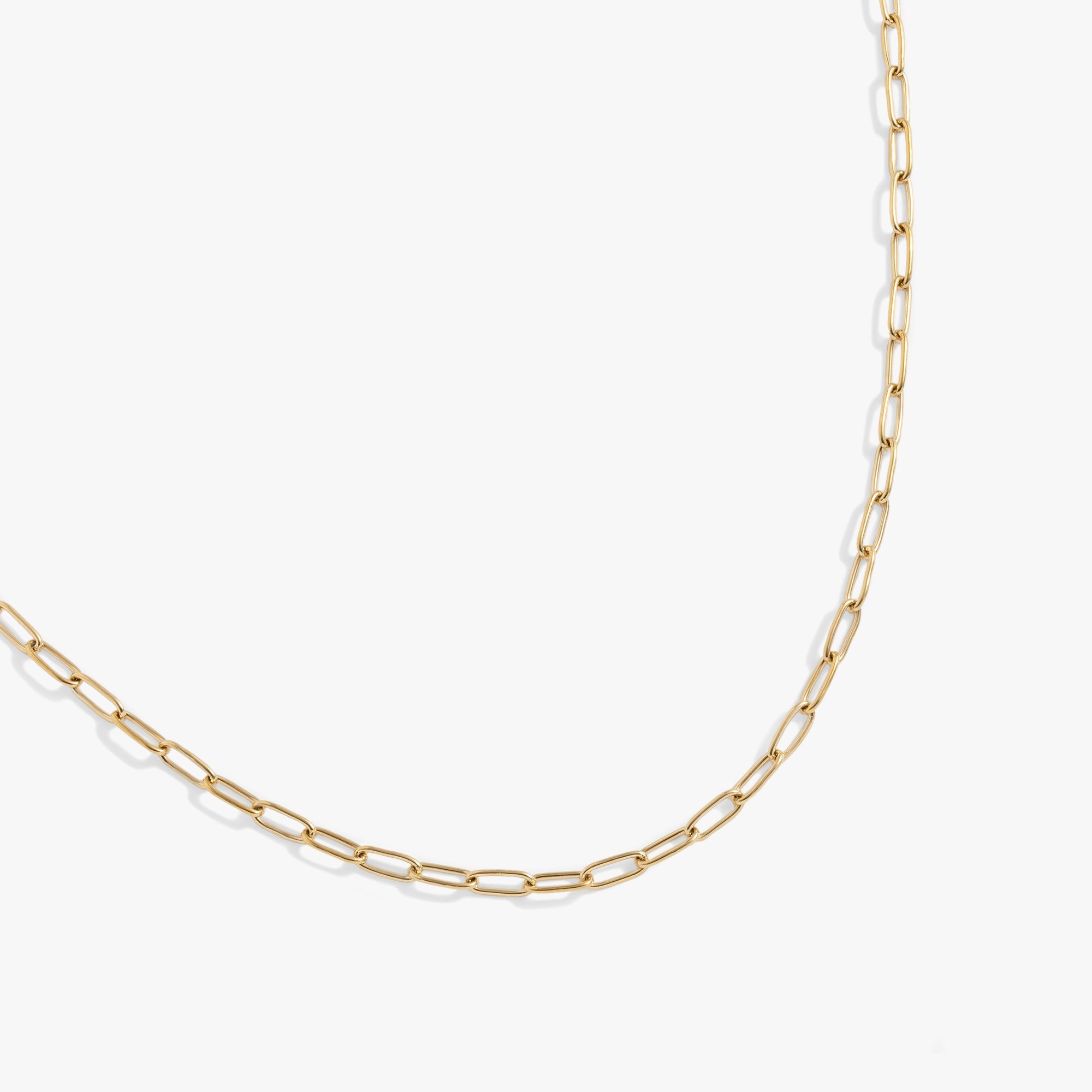 Paperclip Charm & Layering Necklace