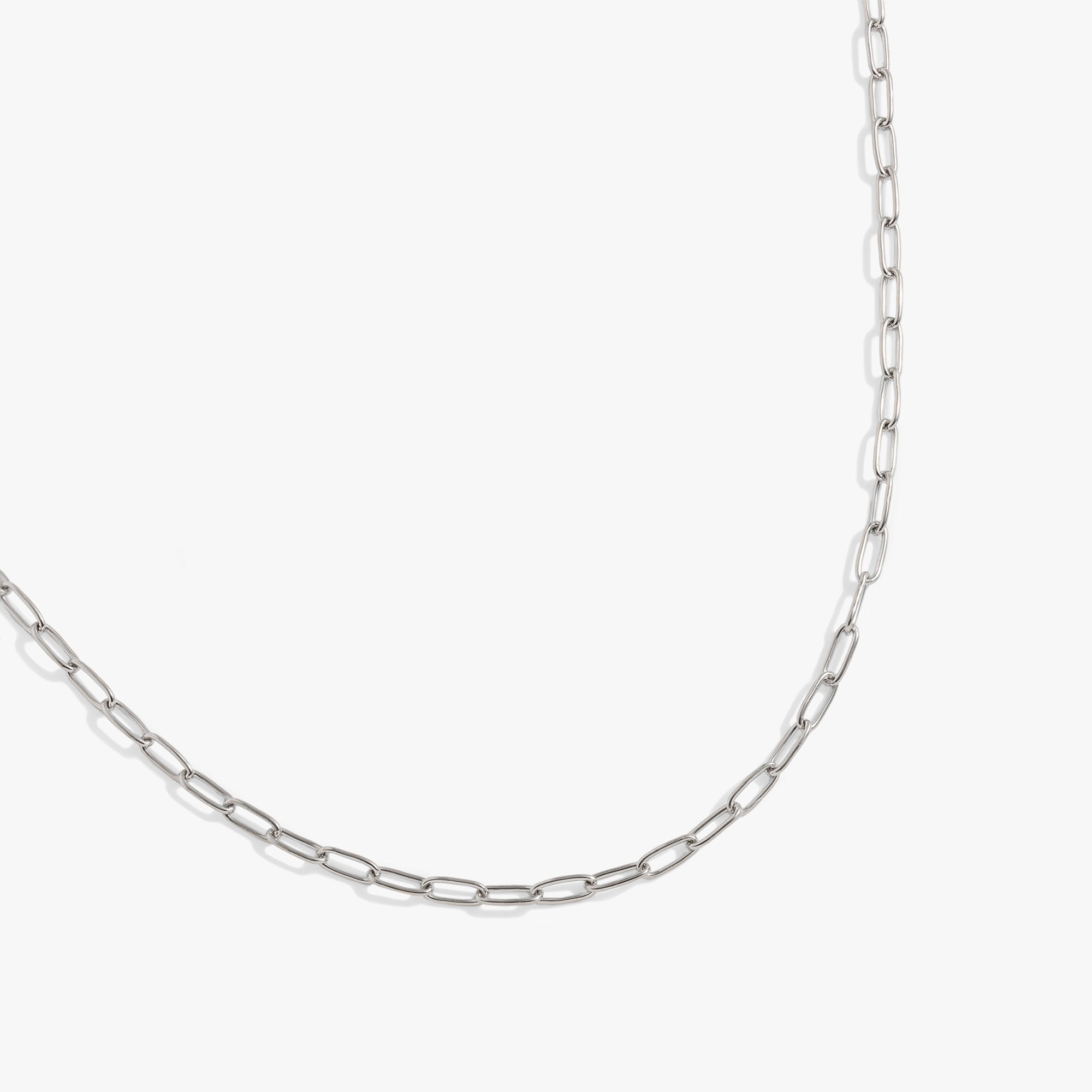 Paperclip Charm & Layering Necklace