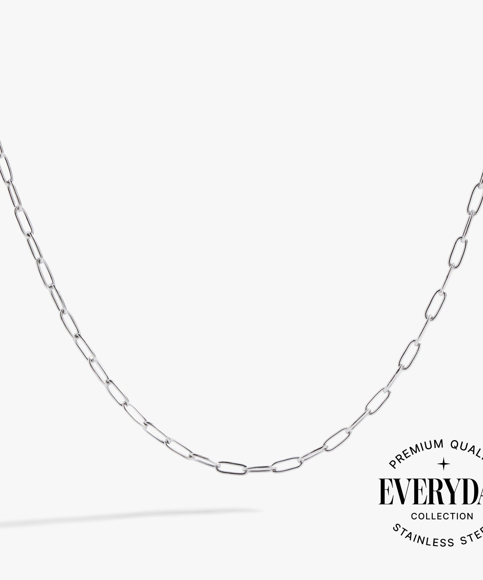 Paperclip Charm & Layering Necklace