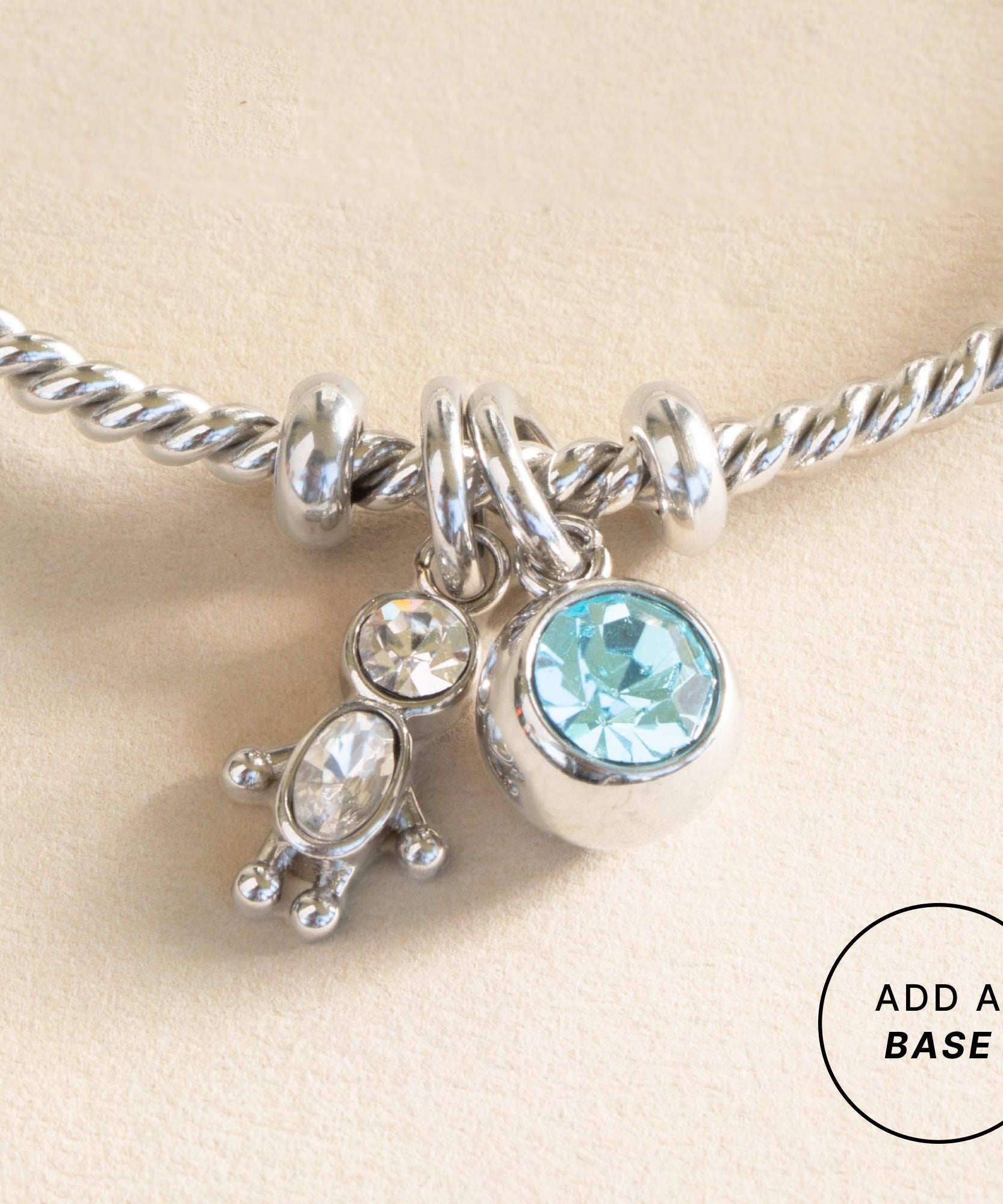 March Birthstone Interchangeable Charm