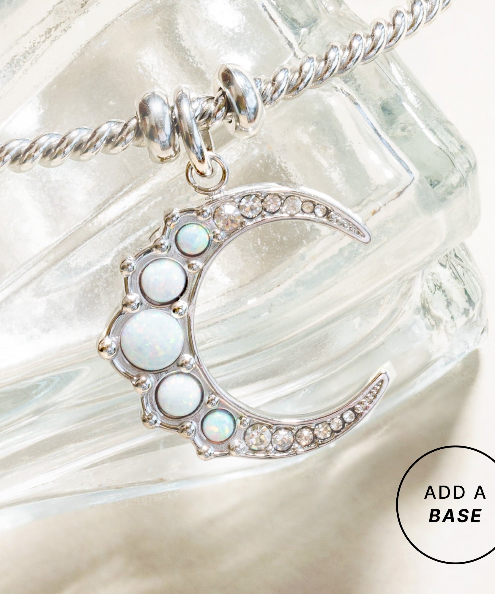 Opal Moon Interchangeable Charm