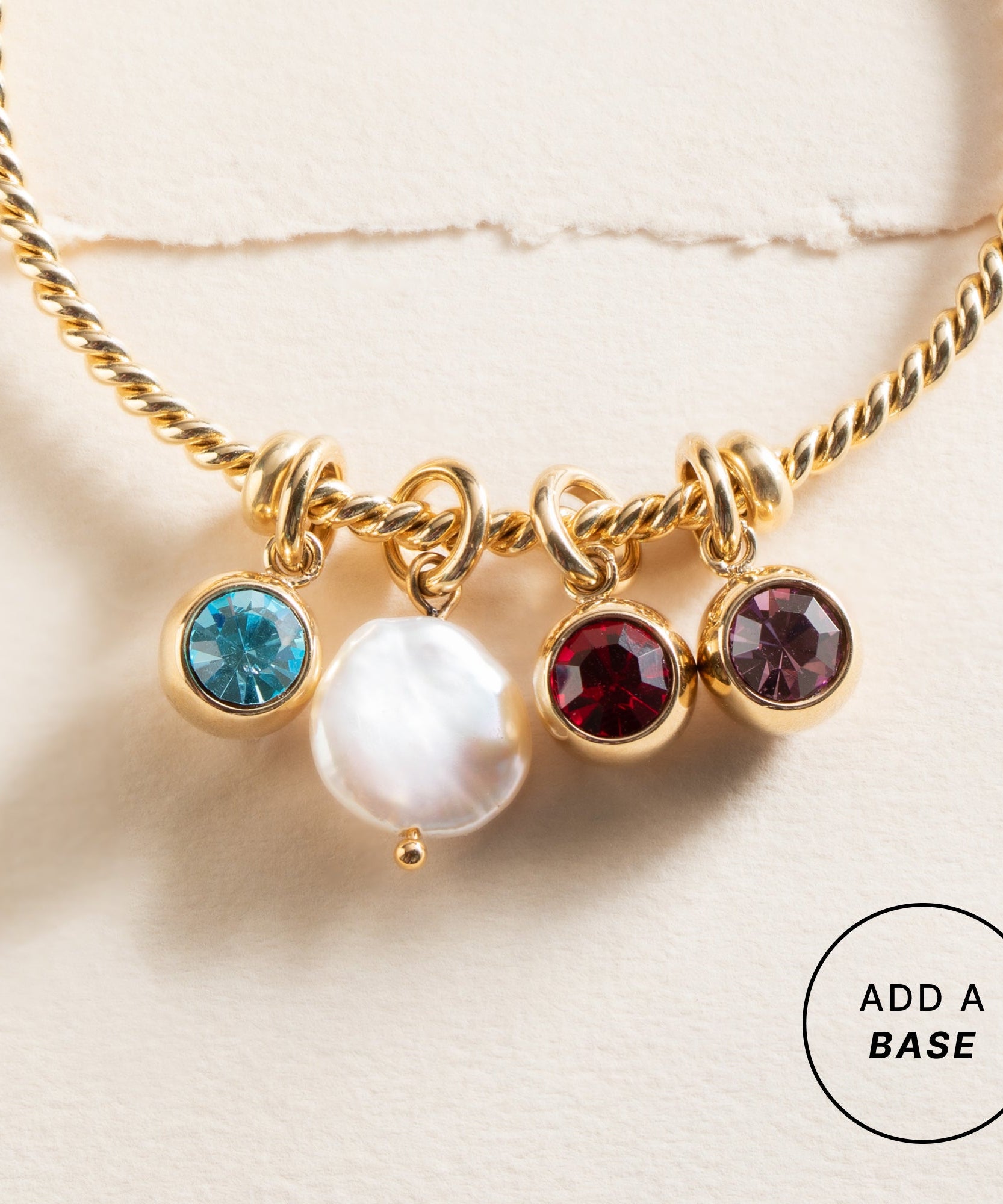 January Birthstone Interchangeable Charm