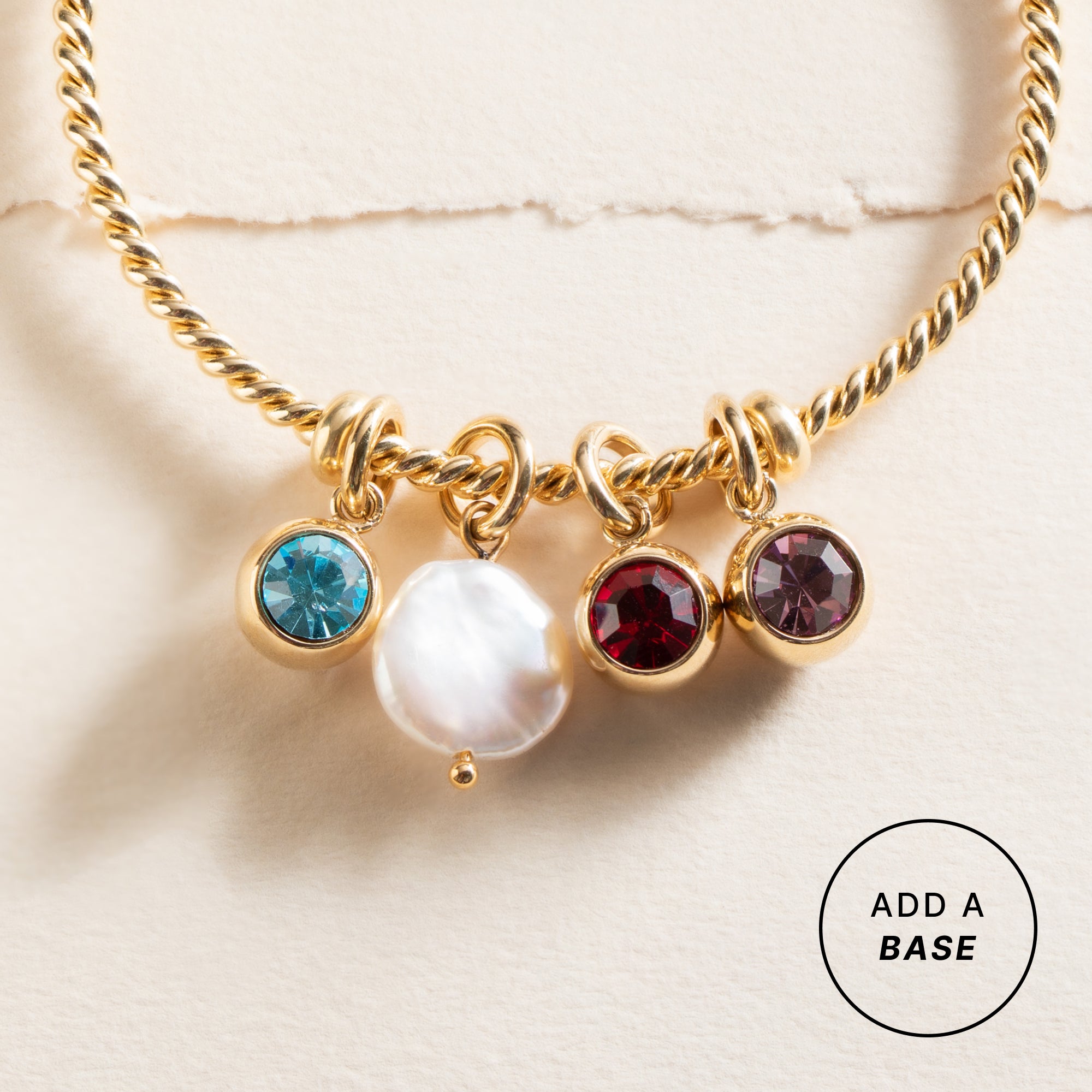 January Birthstone Interchangeable Charm