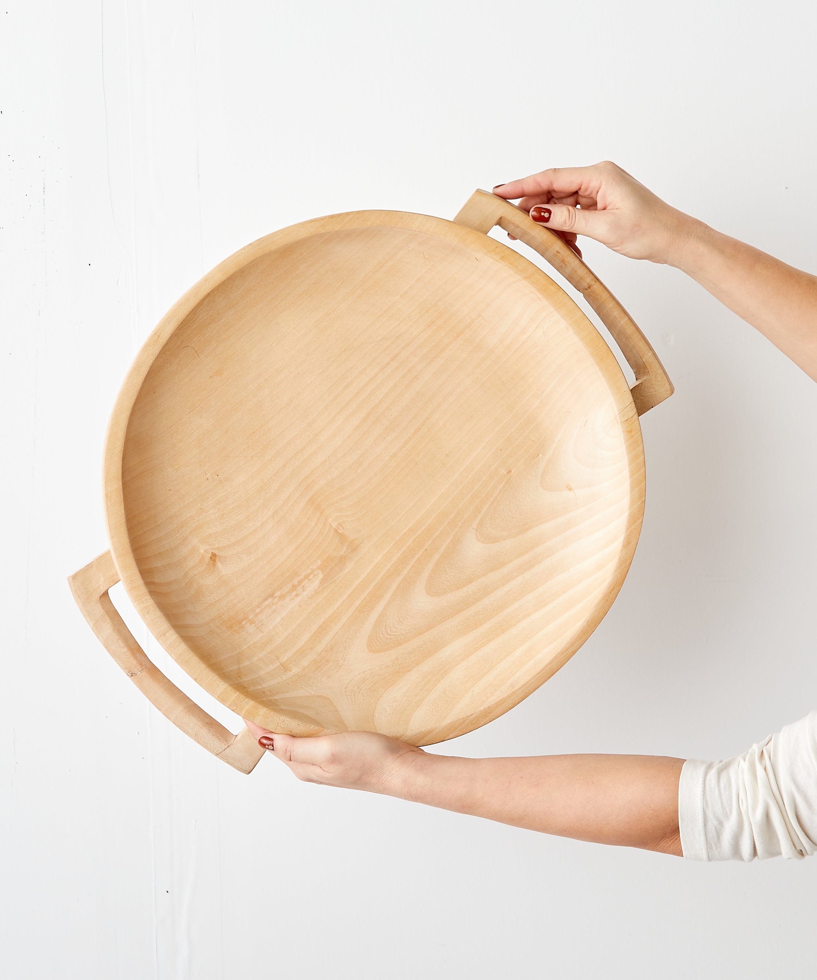 Swazi Round Wood Serving Platter