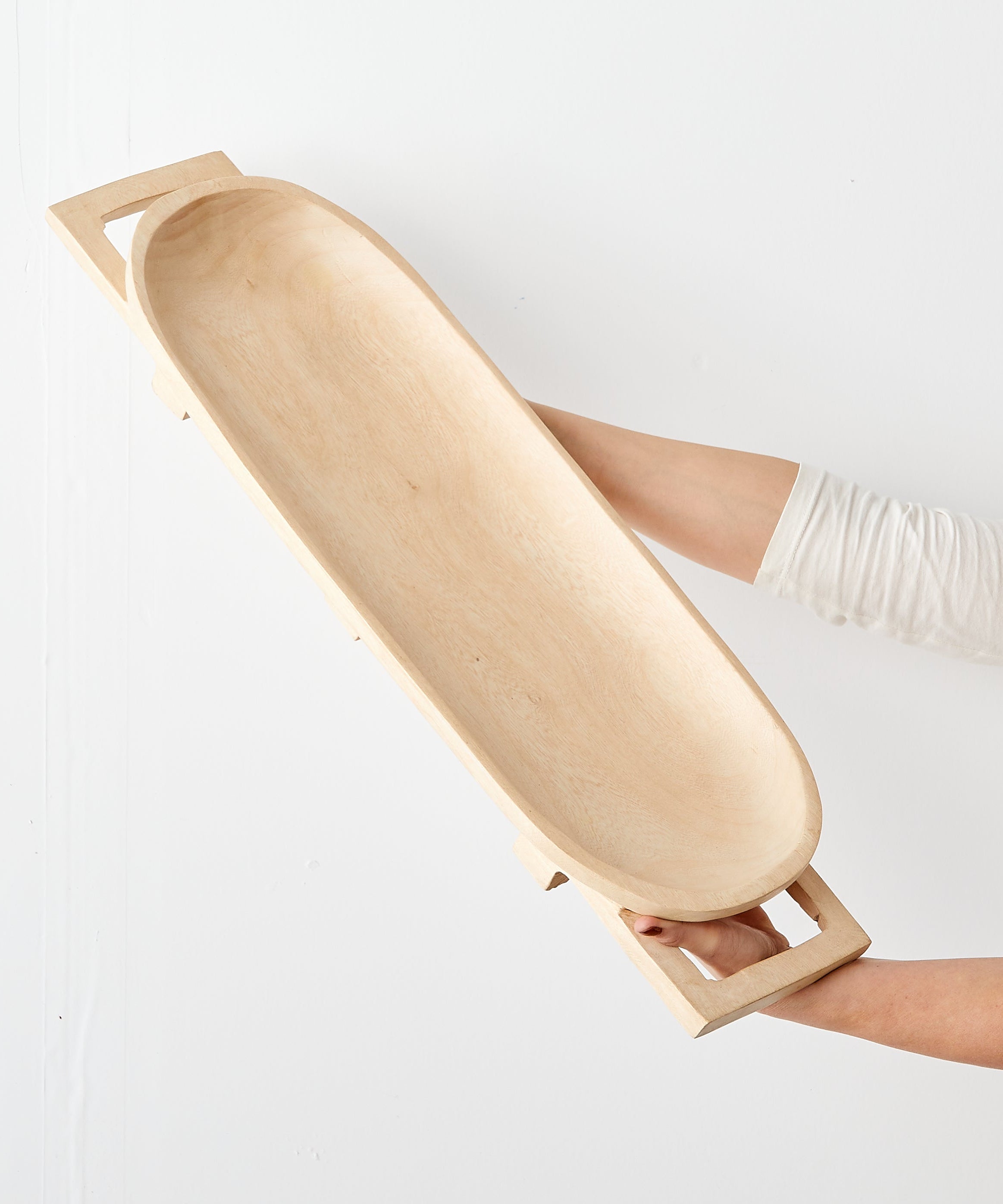 Swazi Long Wooden Serving Tray