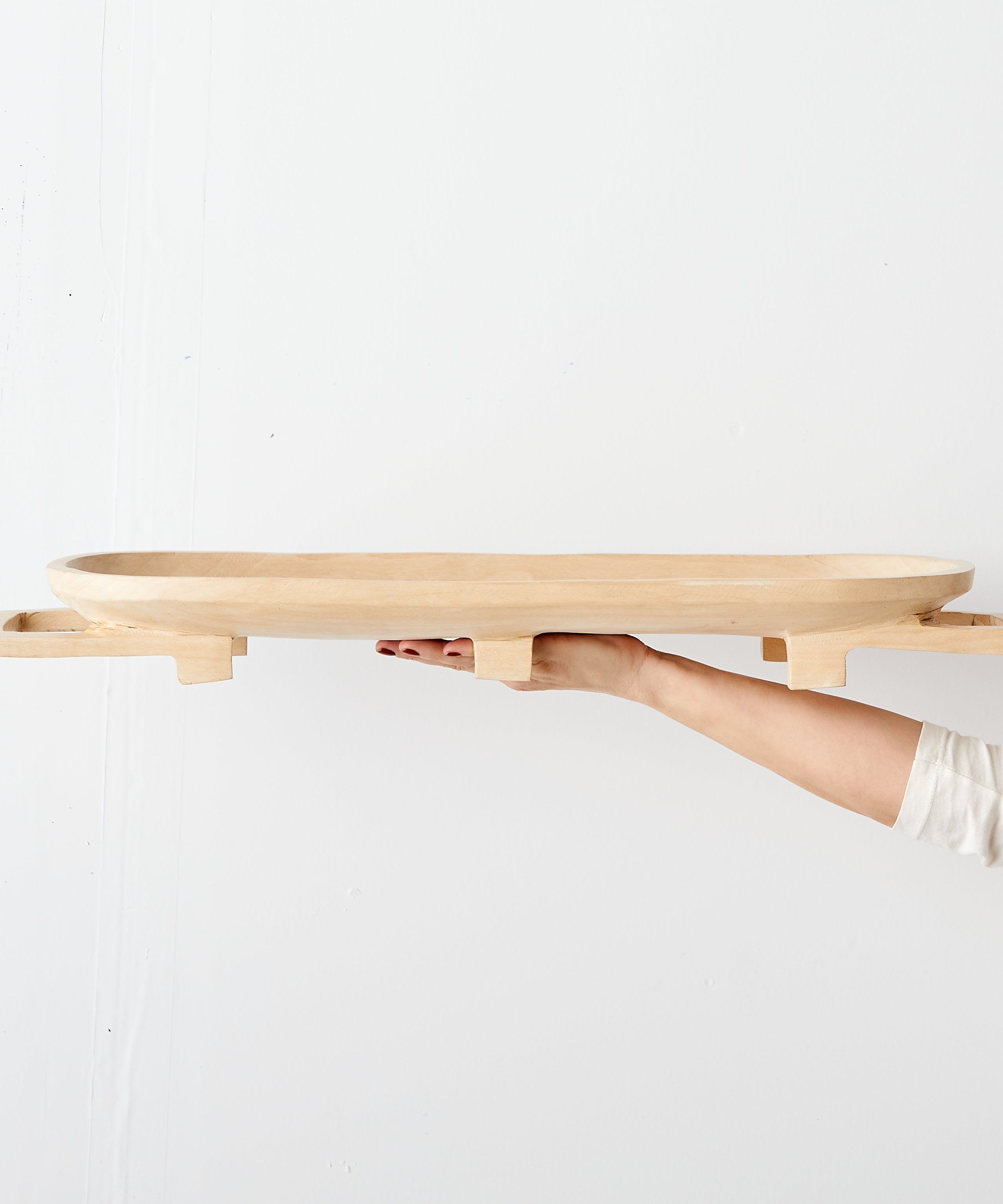 Swazi Long Wooden Serving Tray