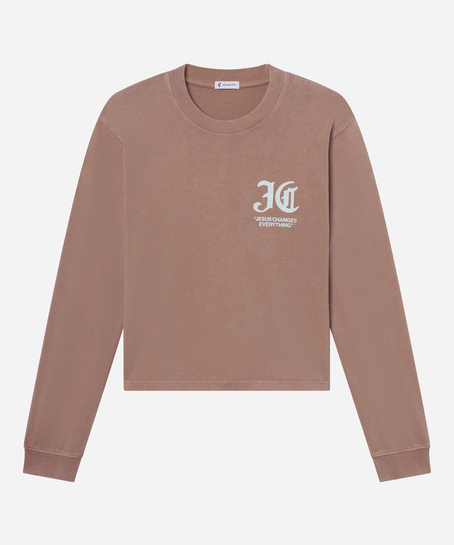 Jesus Changes Everything LS Heavyweight Tee