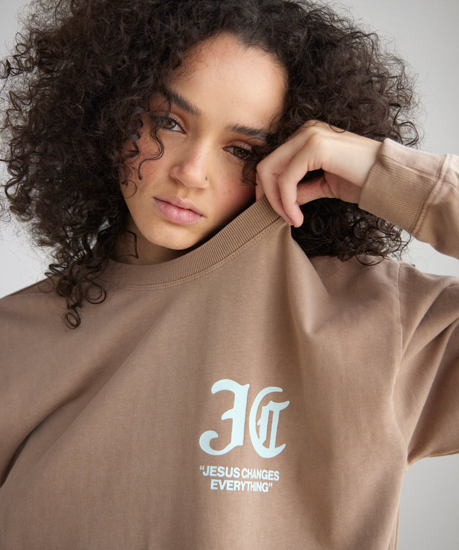 Jesus Changes Everything LS Heavyweight Tee