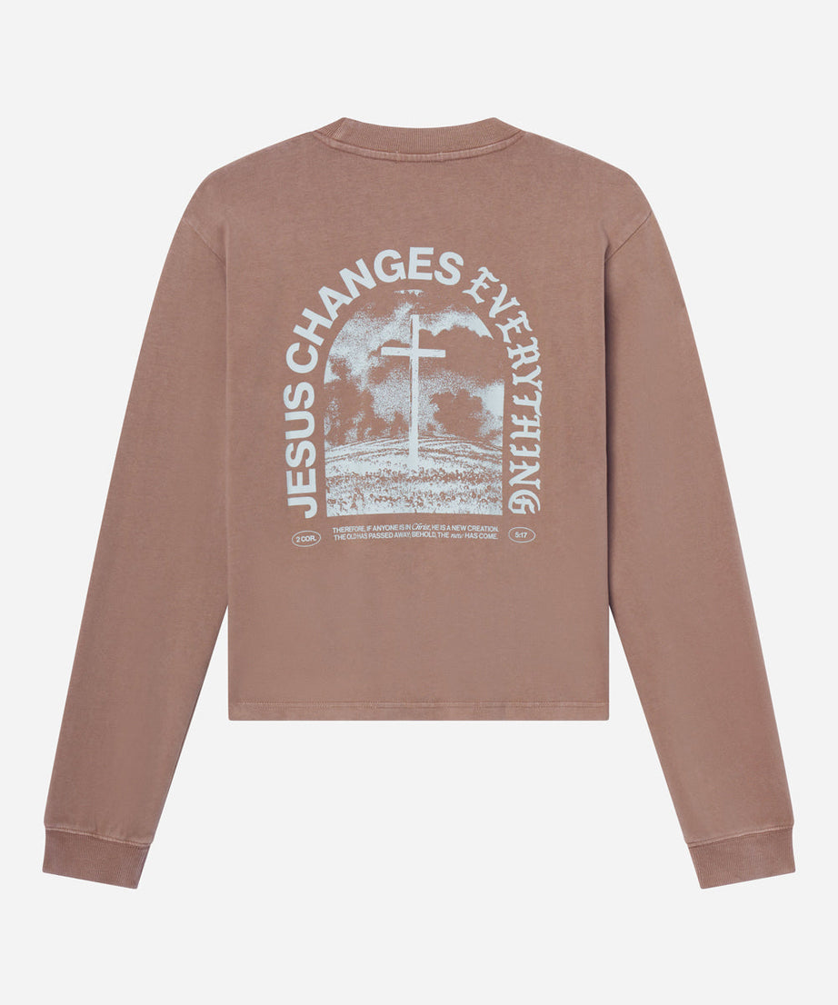 Jesus Changes Everything LS Heavyweight Tee