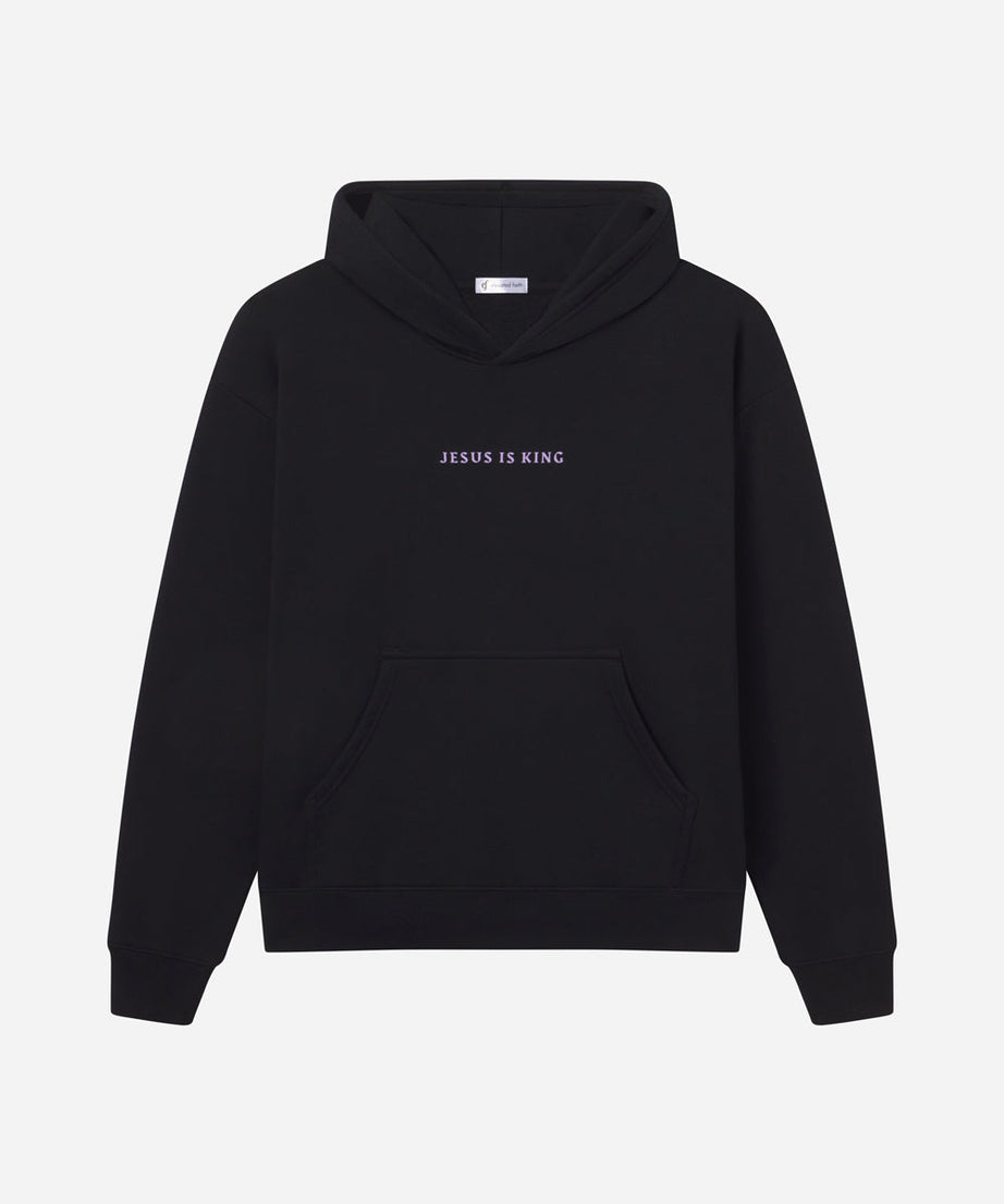 Jesus Is King Black Unisex Hoodie