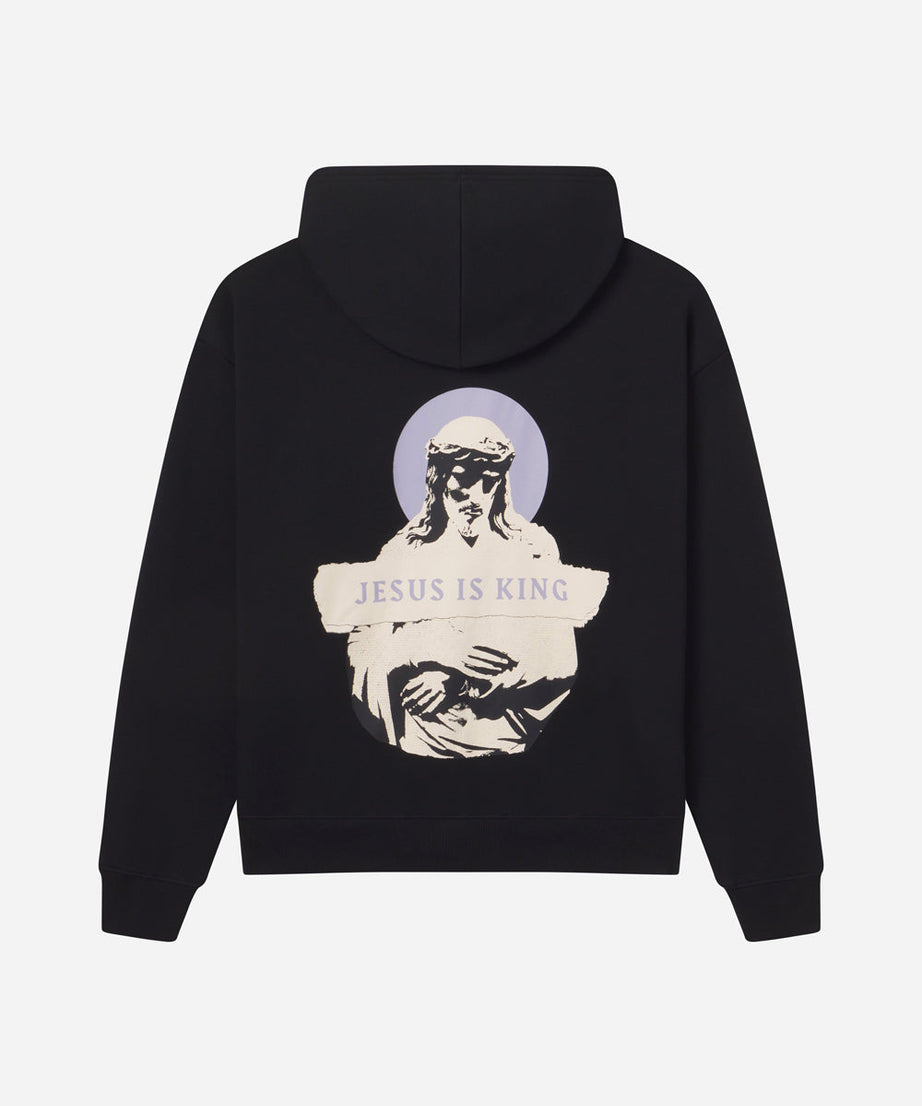 Jesus Is King Black Unisex Hoodie