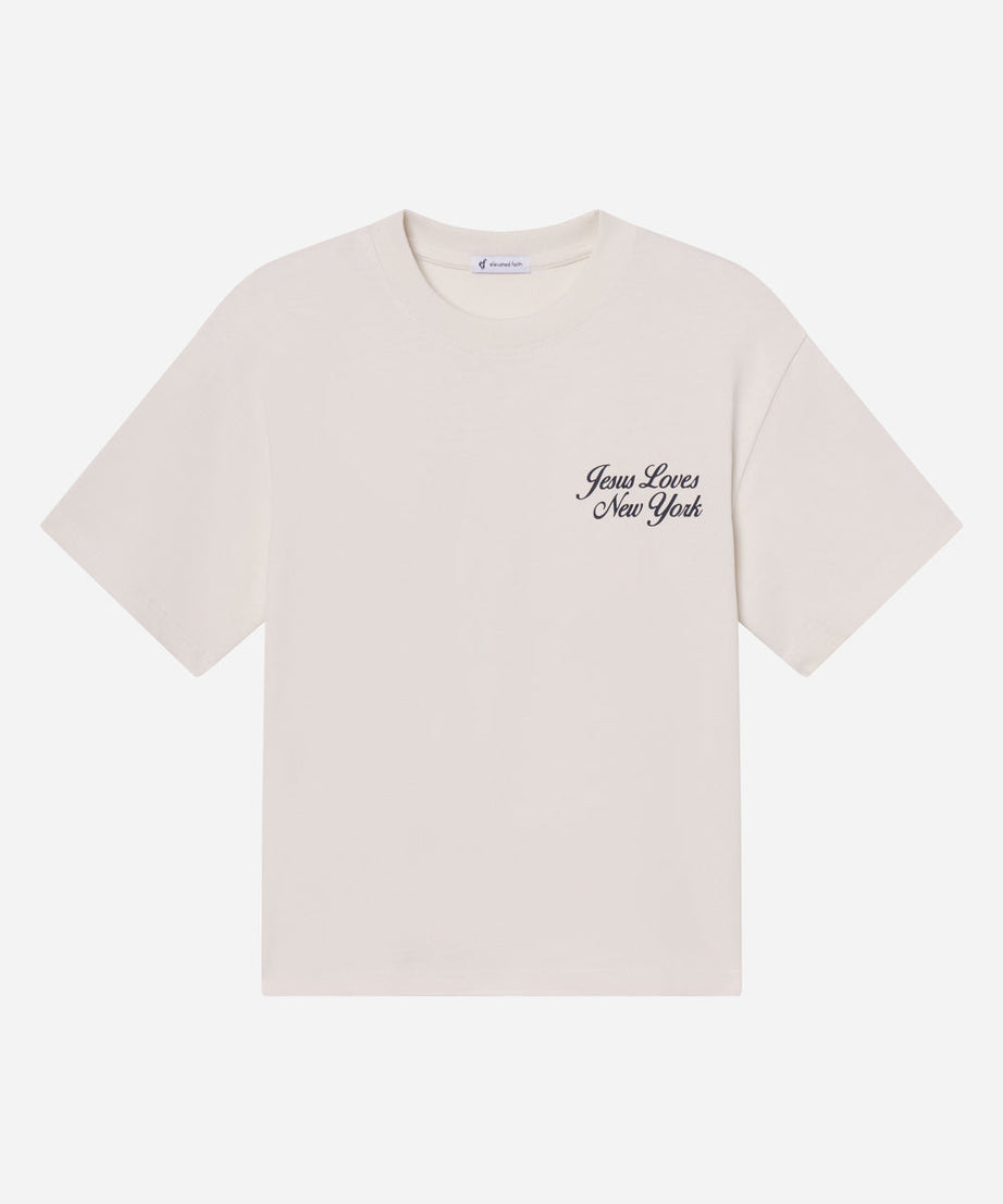Jesus Loves New York Heavyweight Tee