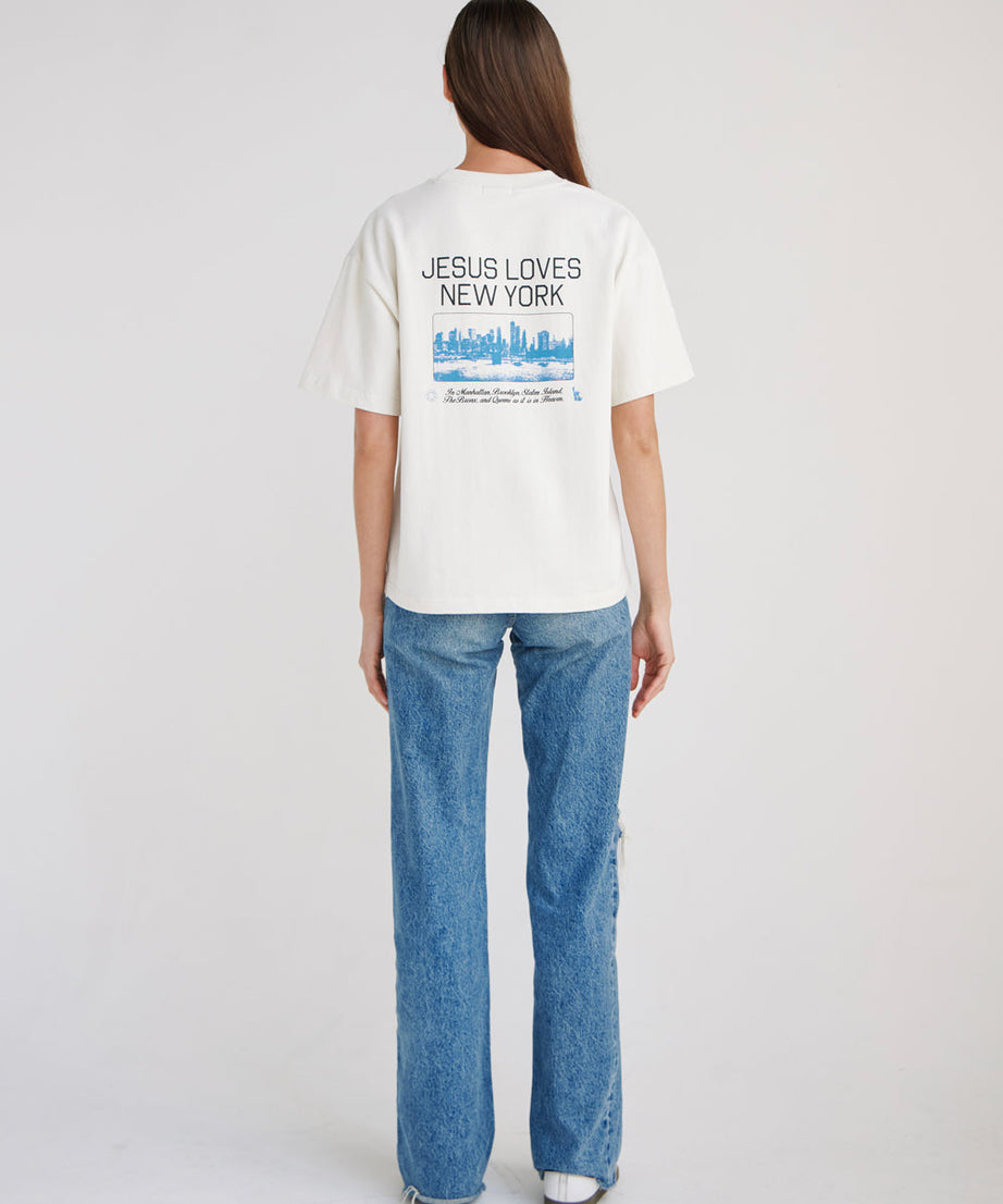 Jesus Loves New York Heavyweight Tee