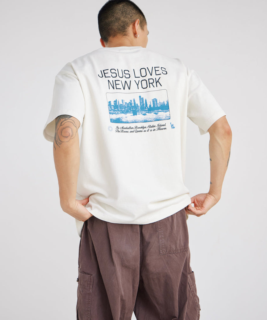 Jesus Loves New York Heavyweight Tee