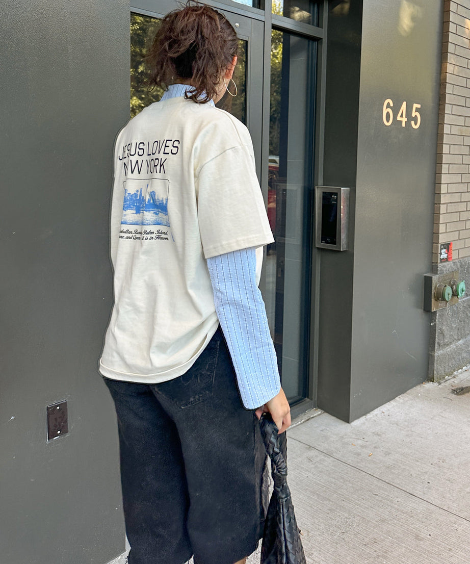 Jesus Loves New York Heavyweight Tee