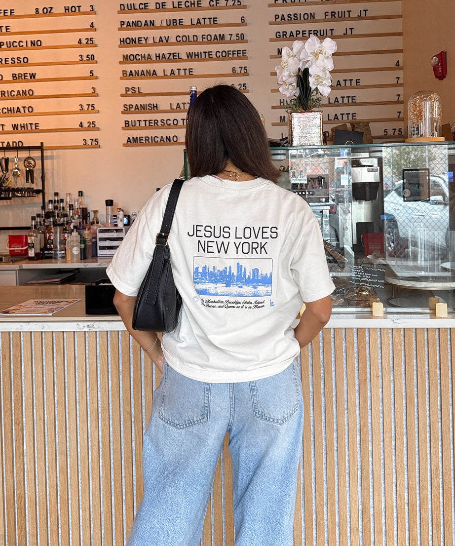 Jesus Loves New York Heavyweight Tee