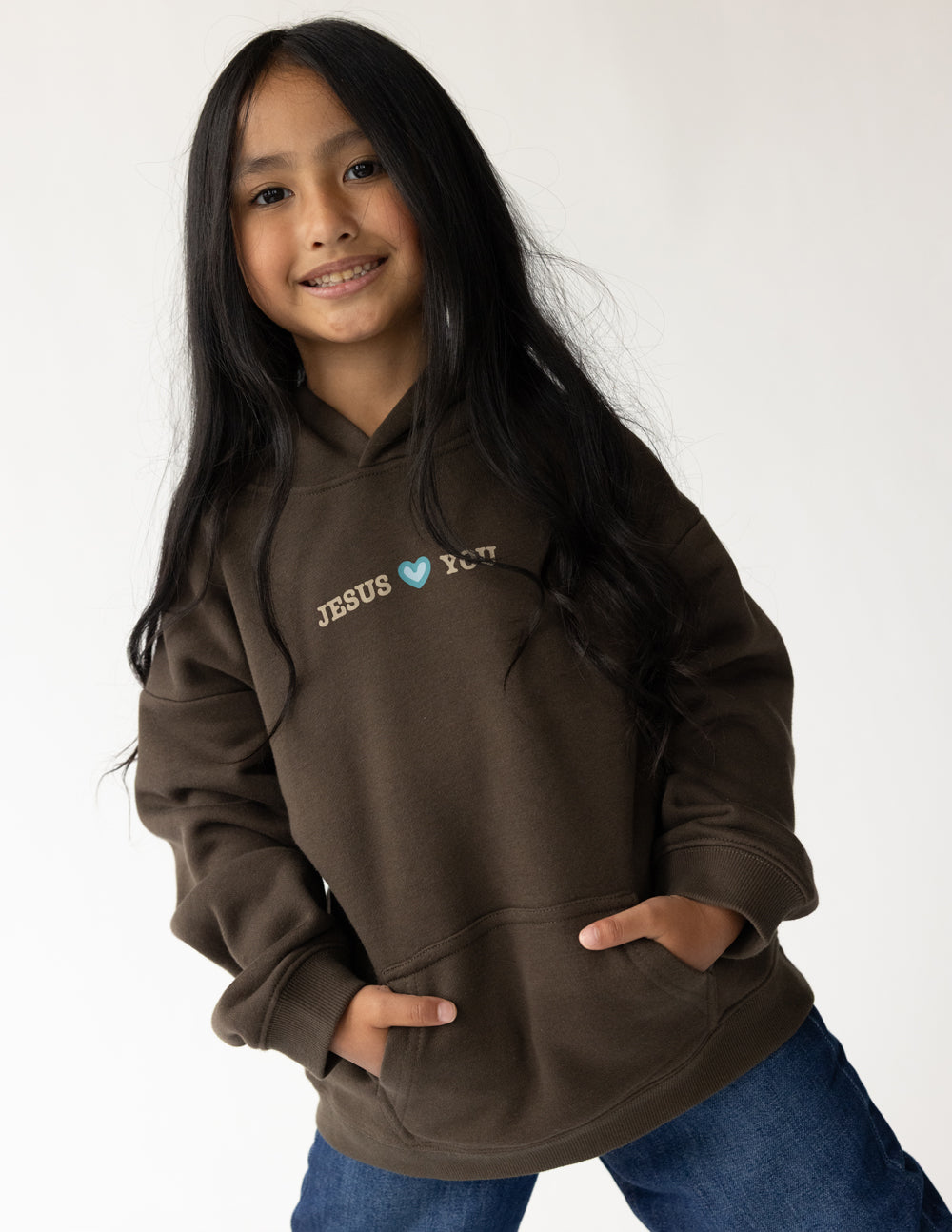 Jesus Loves You Kids Hoodie