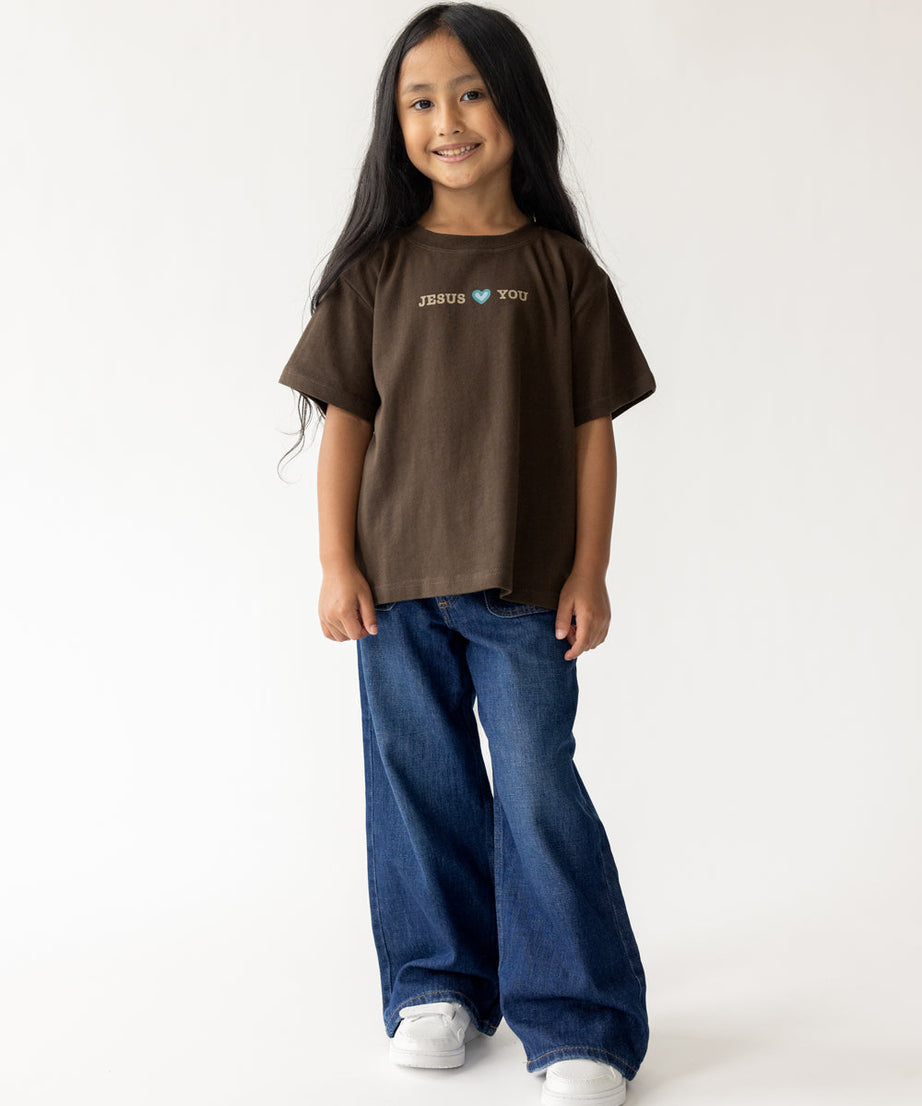 Jesus liebt dich Kinder T-Shirt