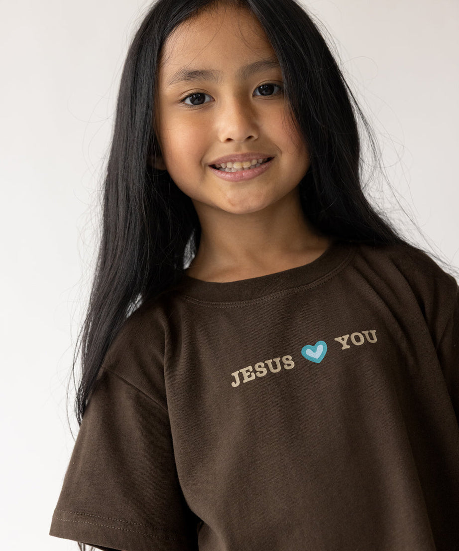 Jesus liebt dich Kinder T-Shirt