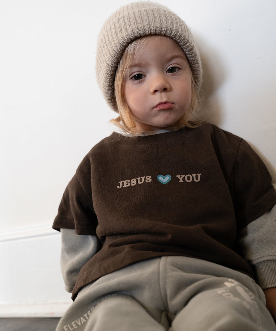 Jesus liebt dich Kinder T-Shirt