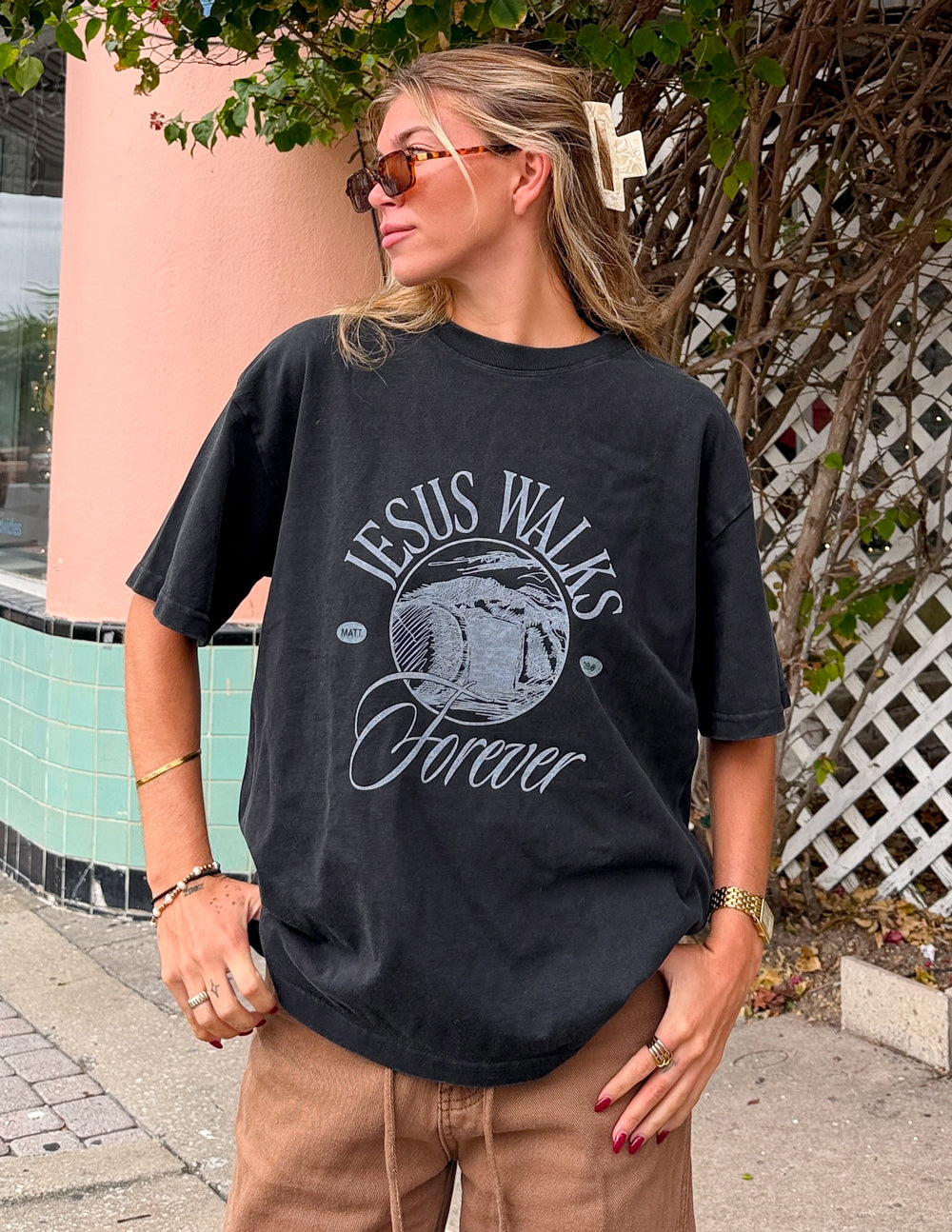 Jesus Walks Heavyweight Tee