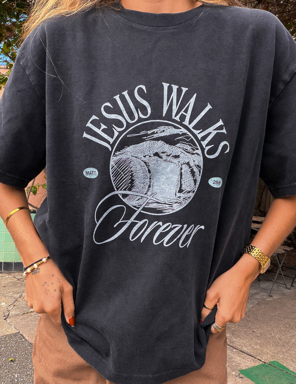 Jesus Walks Heavyweight Tee