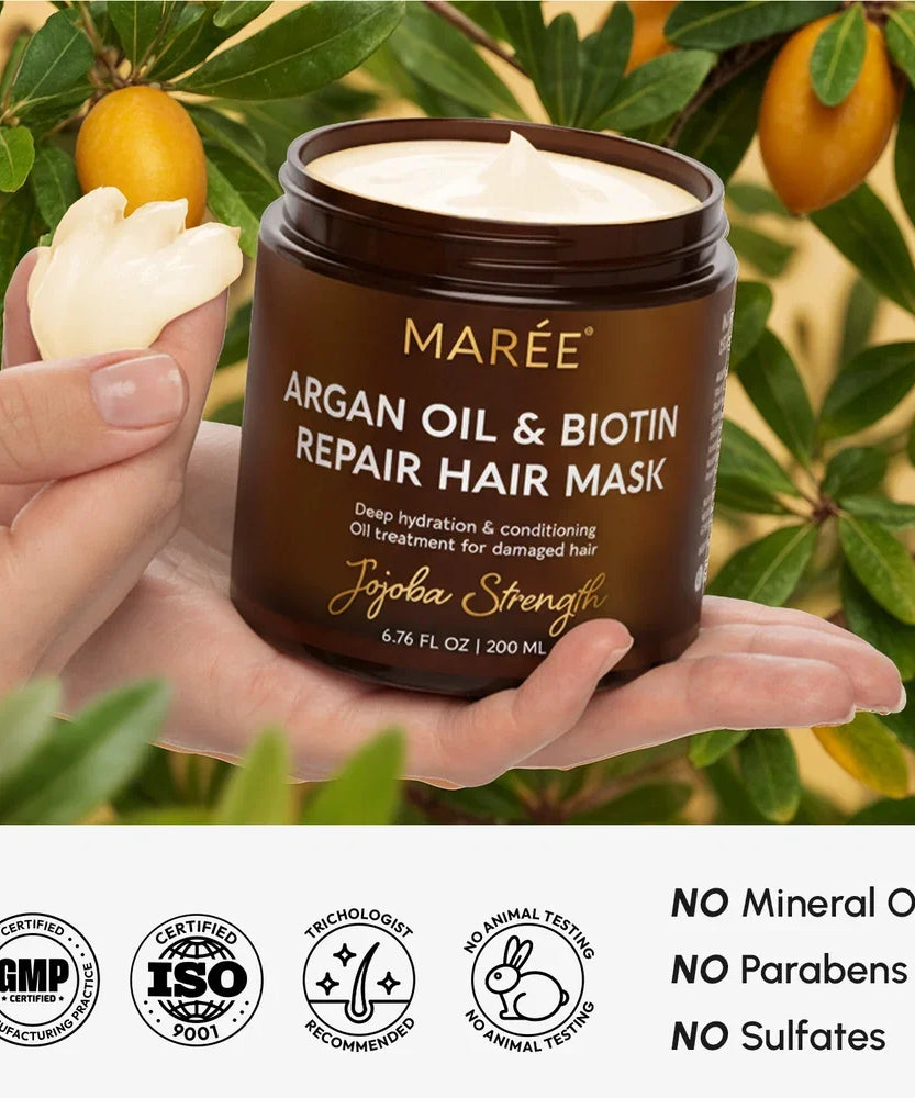 Argan Oil & Biotin Hair Repair Mask