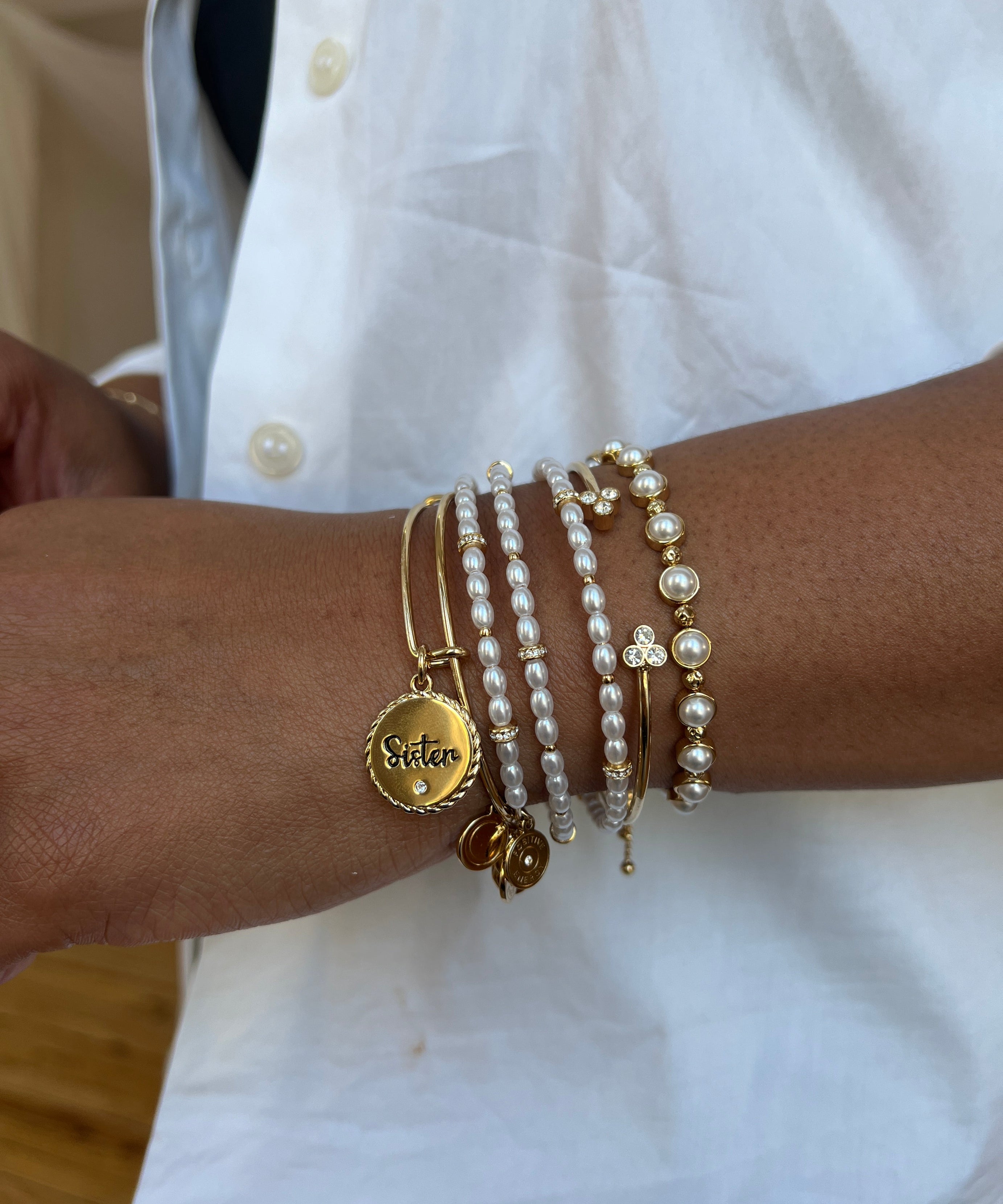 Sister Charm Bangle