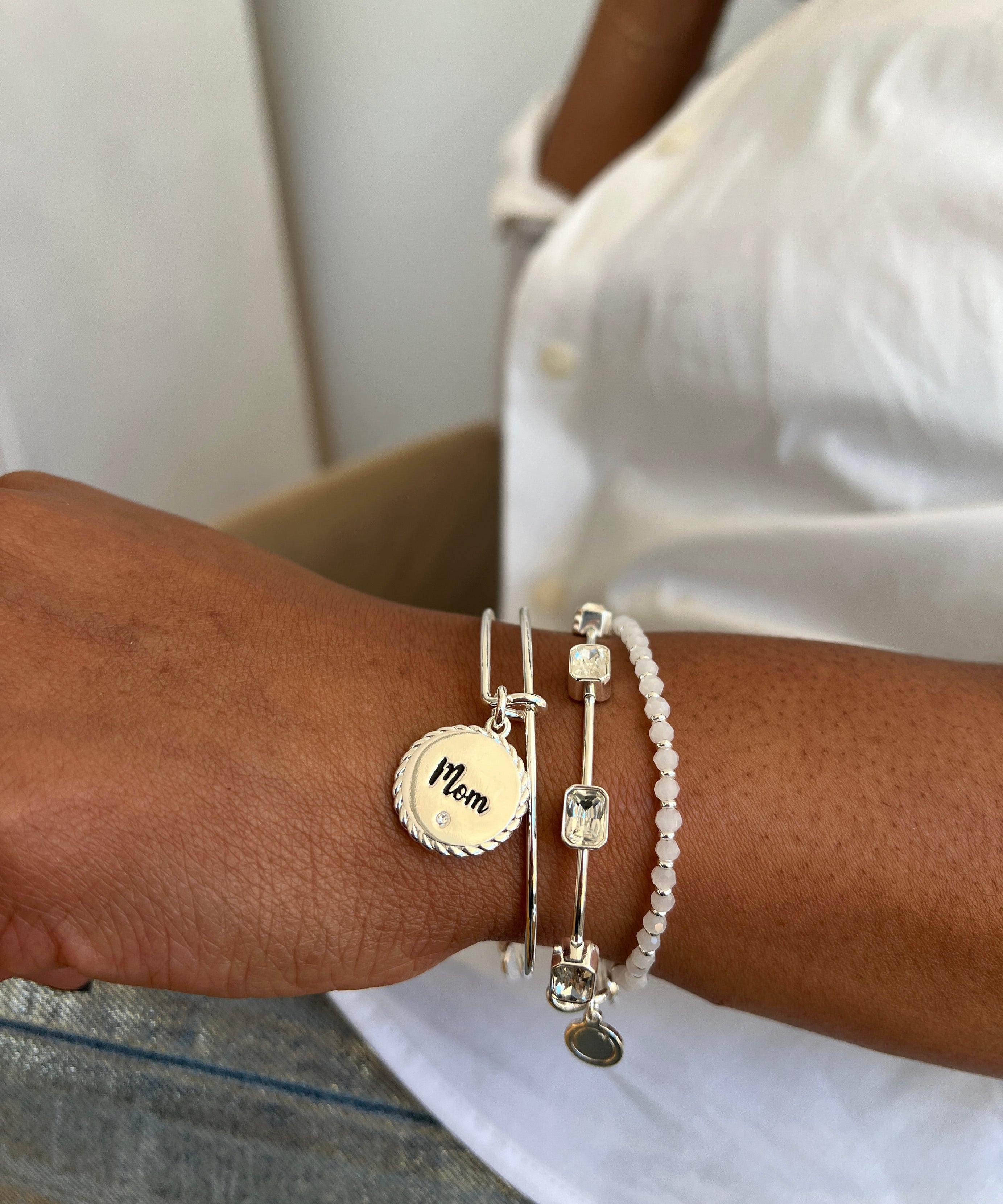 Mom Charm Bangle