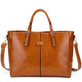 Julia Rustic Vegan Leather Weekender Duffel Bag